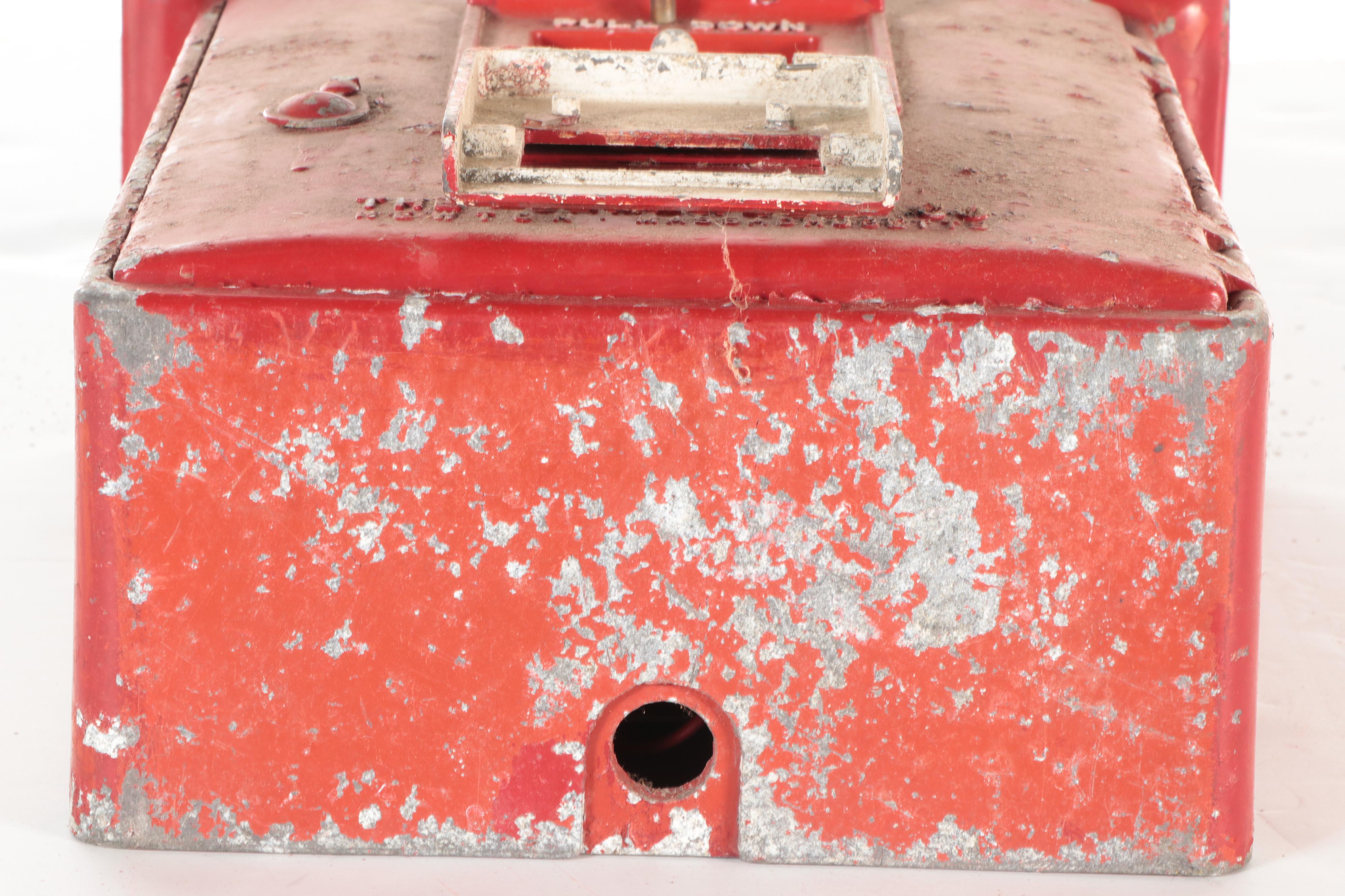 Gamewell Cast iron Fire Alarm "Pull Down" Emergency Boxes, Early/Mid 20th C.