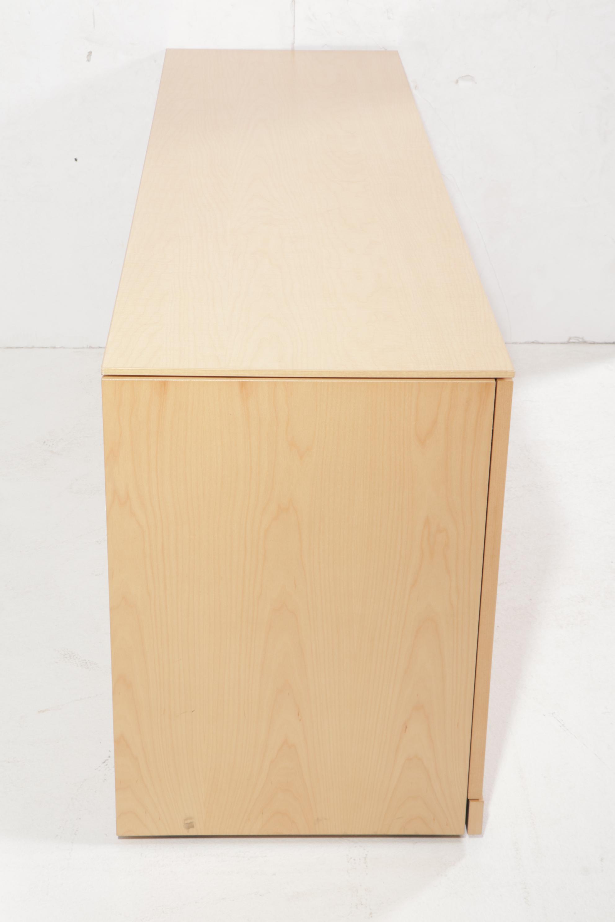 Contemporary Herman Miller Two-Section Office Cabinet with Faux Wood  Finish