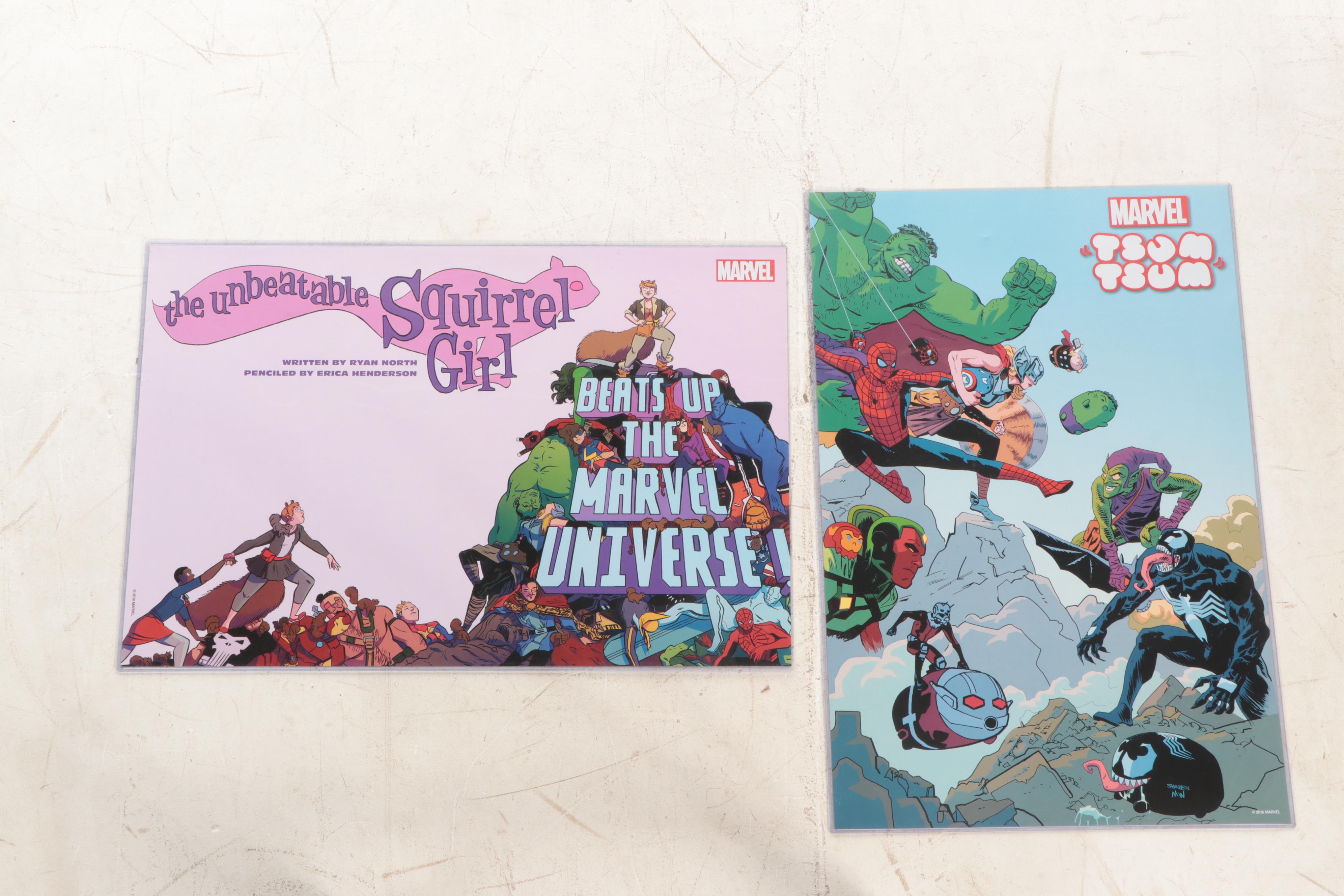 Top Loaders and Posters Featuring Superheroes, Movies, Games, Promos