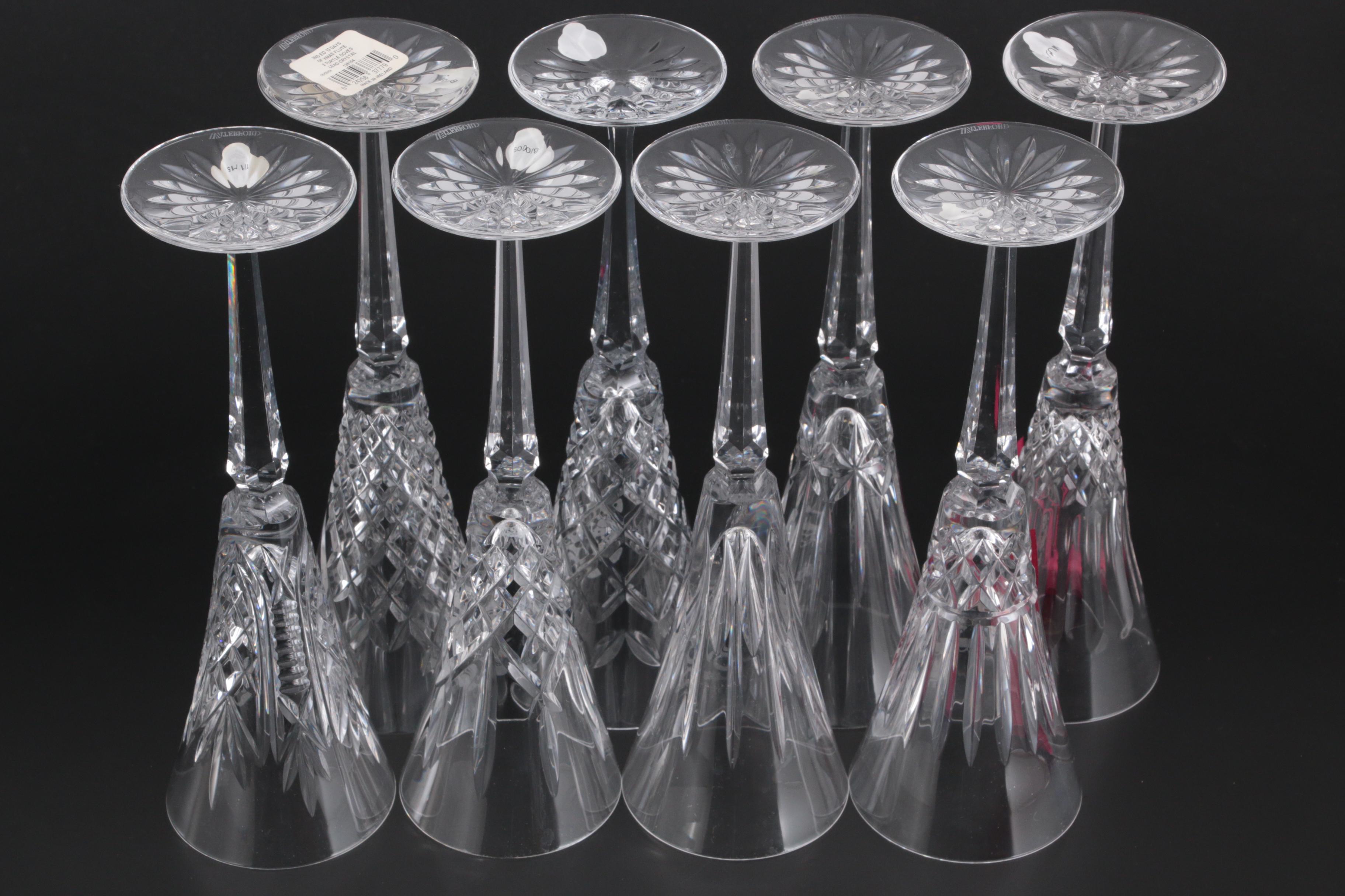 Waterford Crystal "The 12 Days of Christmas" Champagne Flutes