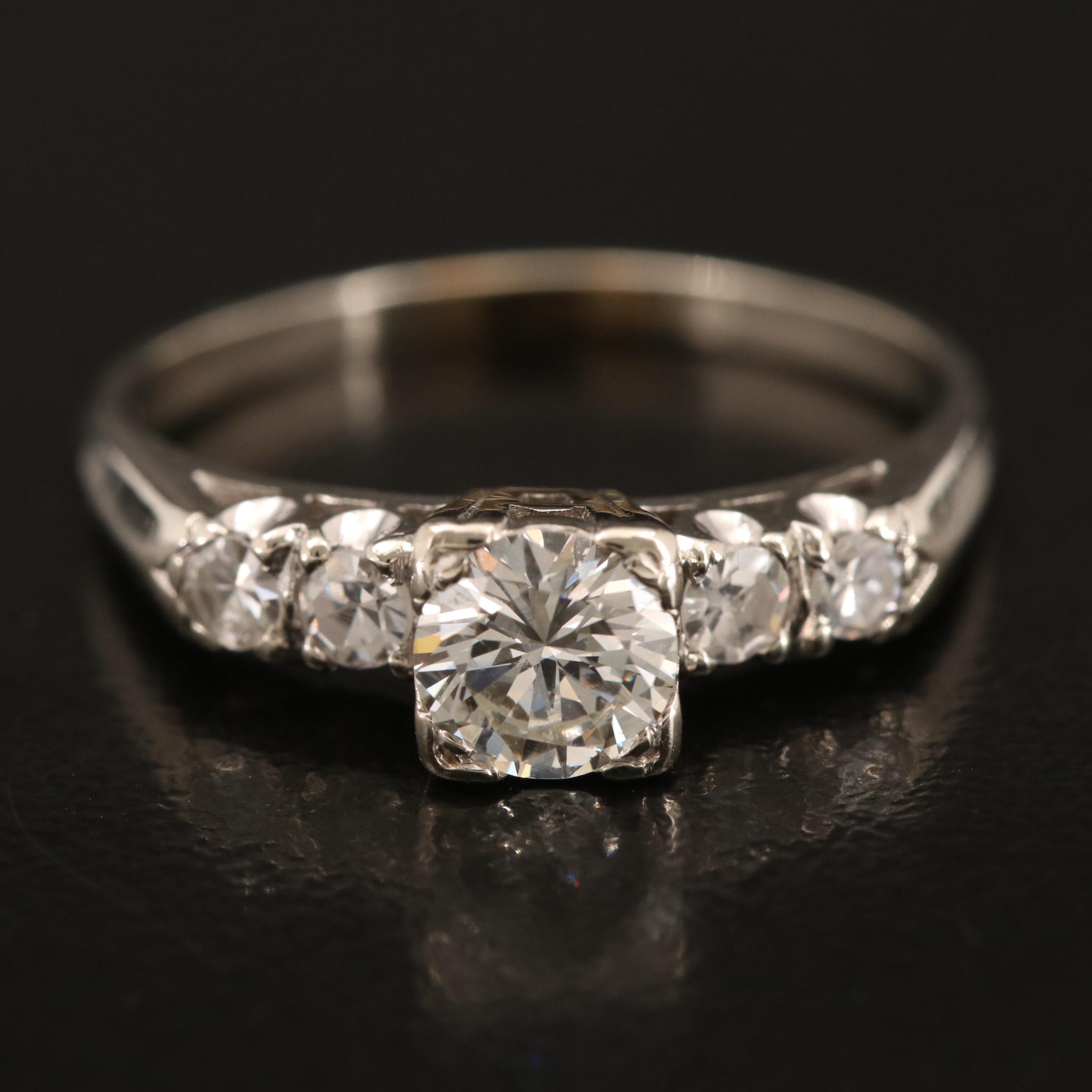 14K 0.74 CTW Diamond Ring
