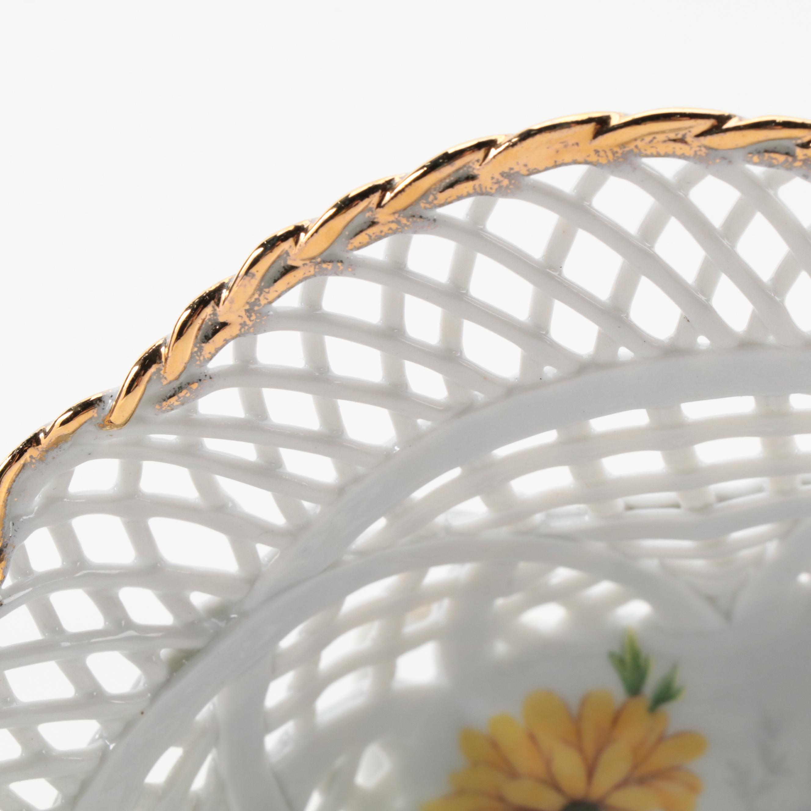 Cluj-Napoca and Other Romanian Porcelain Latticework and Reticulated Bowls