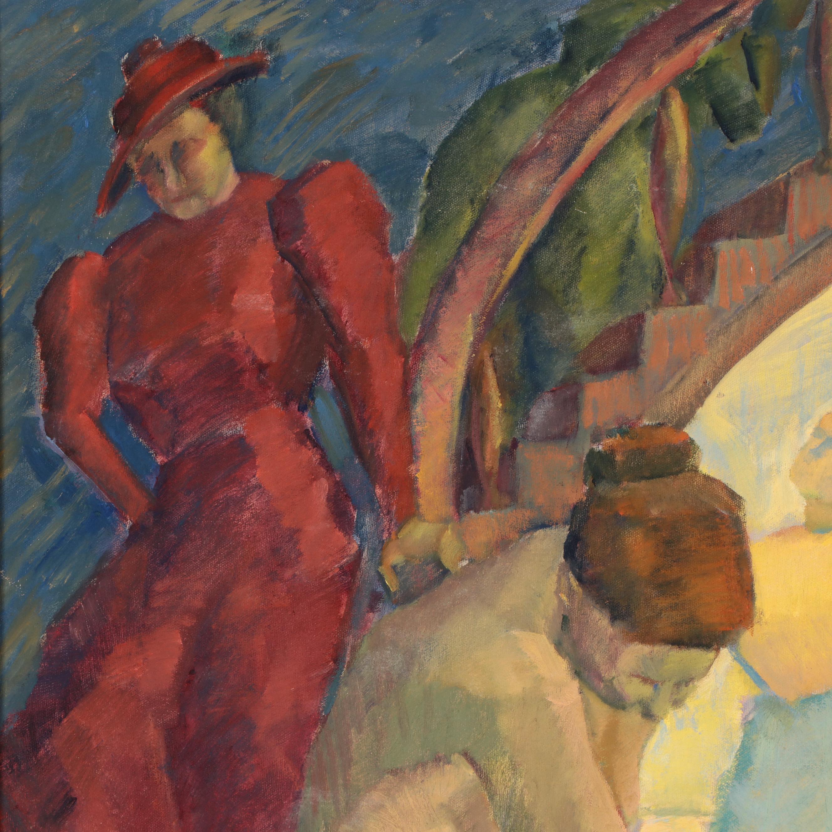 Elizabeth Ogilby Oil Painting "The Artist's Atelier," 1939