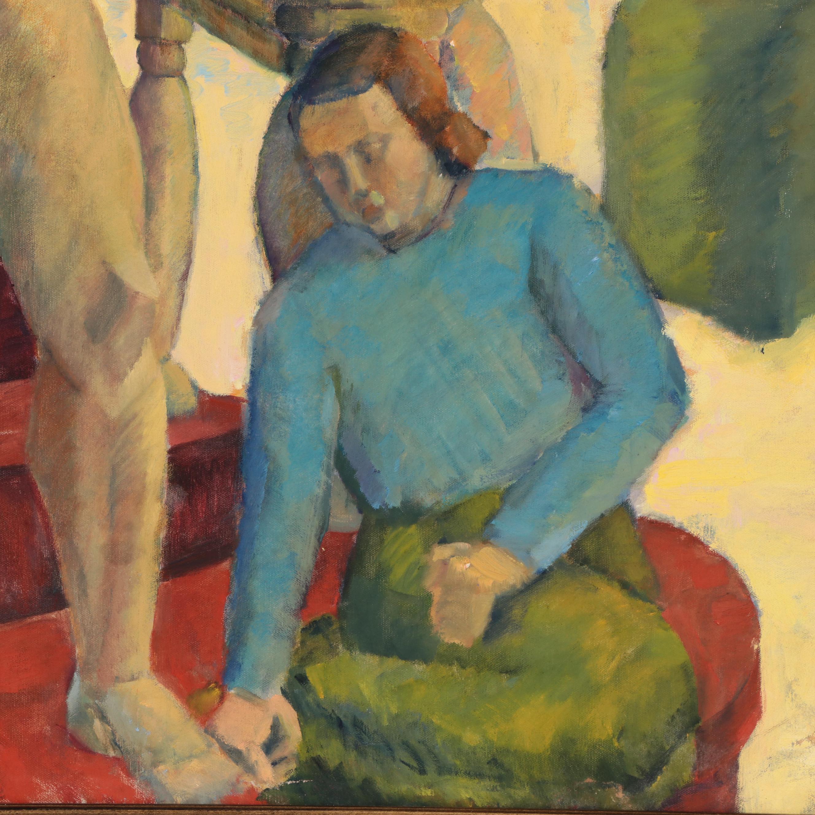 Elizabeth Ogilby Oil Painting "The Artist's Atelier," 1939