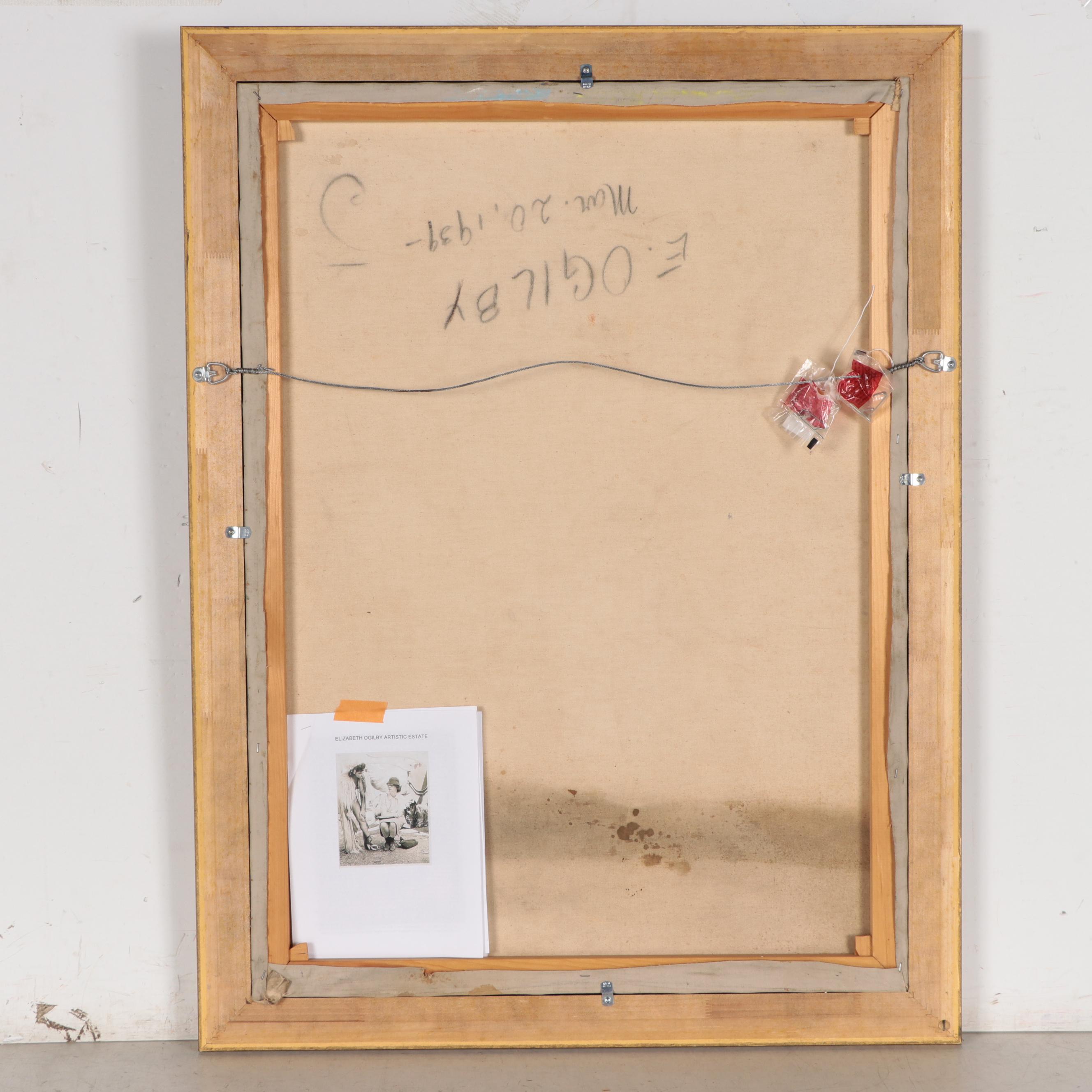 Elizabeth Ogilby Oil Painting "The Artist's Atelier," 1939