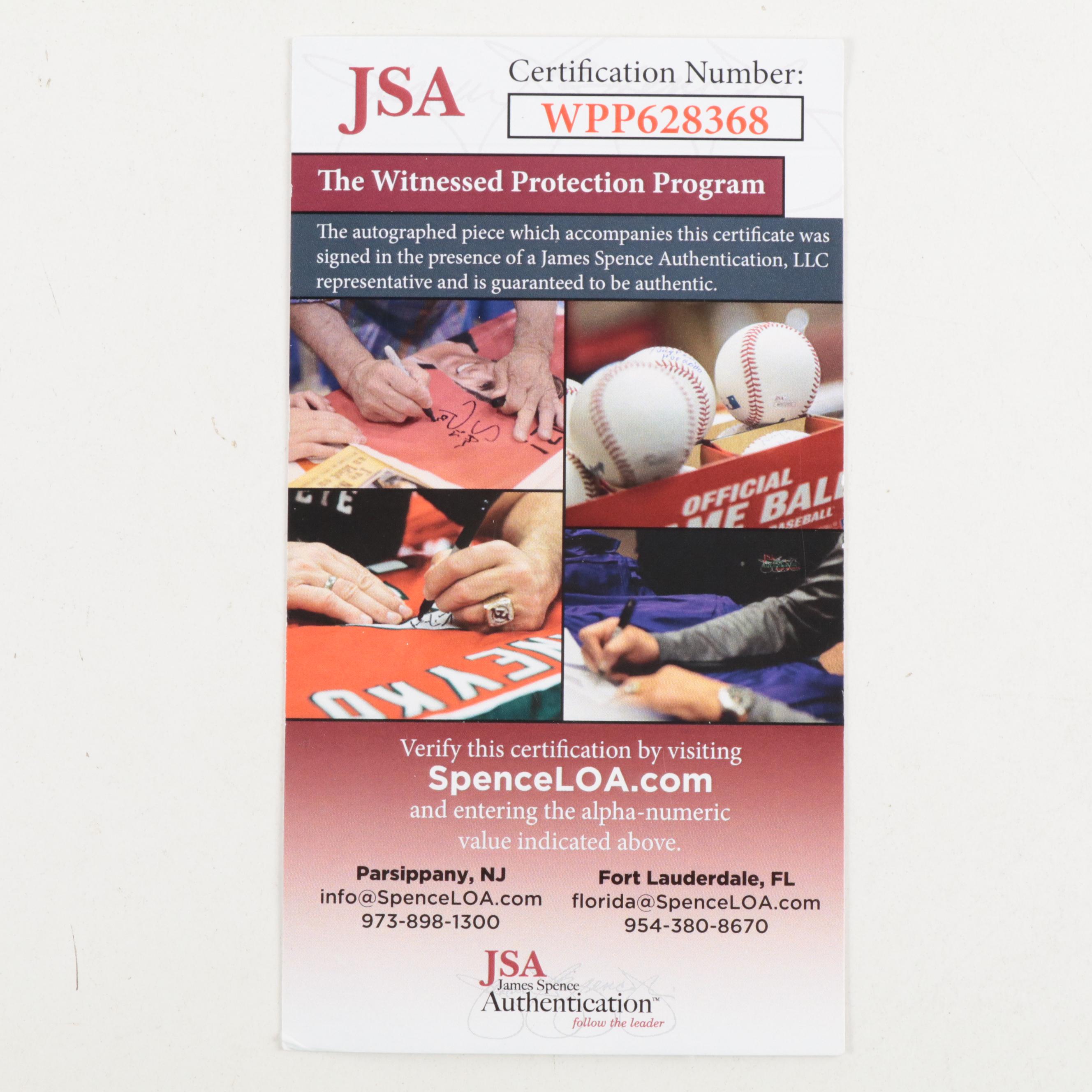 Robert O'Neill Signed "Never Quit" Osama Bin Laden "Time" Poster Print, JSA