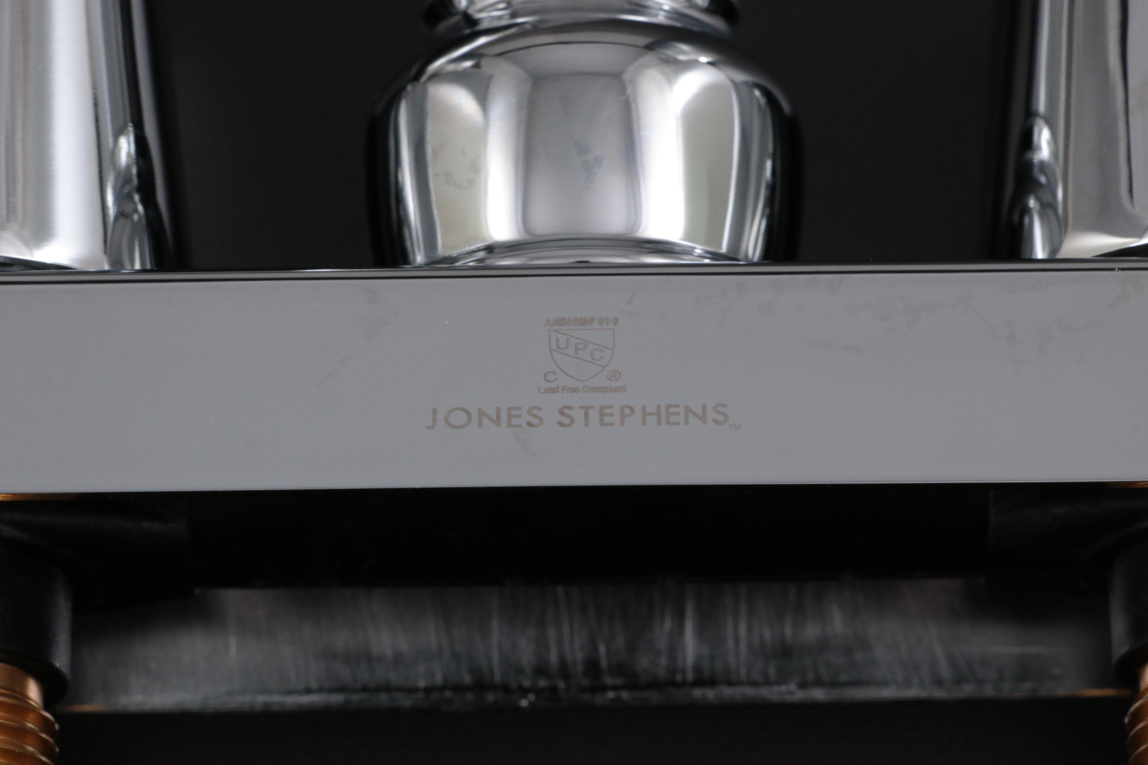 Chrome Towel Ring, 18" Towel Bar, Two-Handle Handicap Laundry Tray Faucet