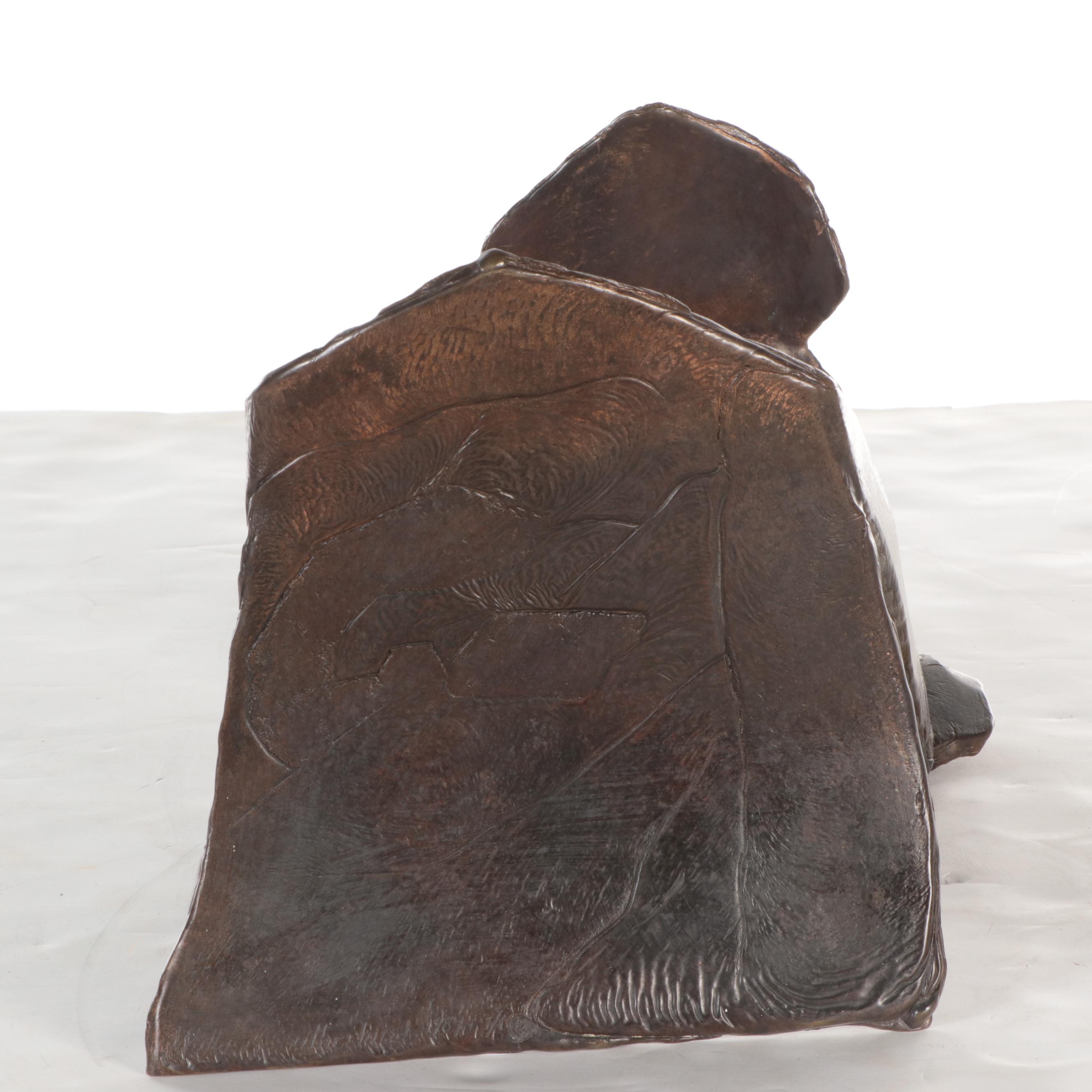 Wallace Sutherland Bronze Sculpture of Figure, 1989