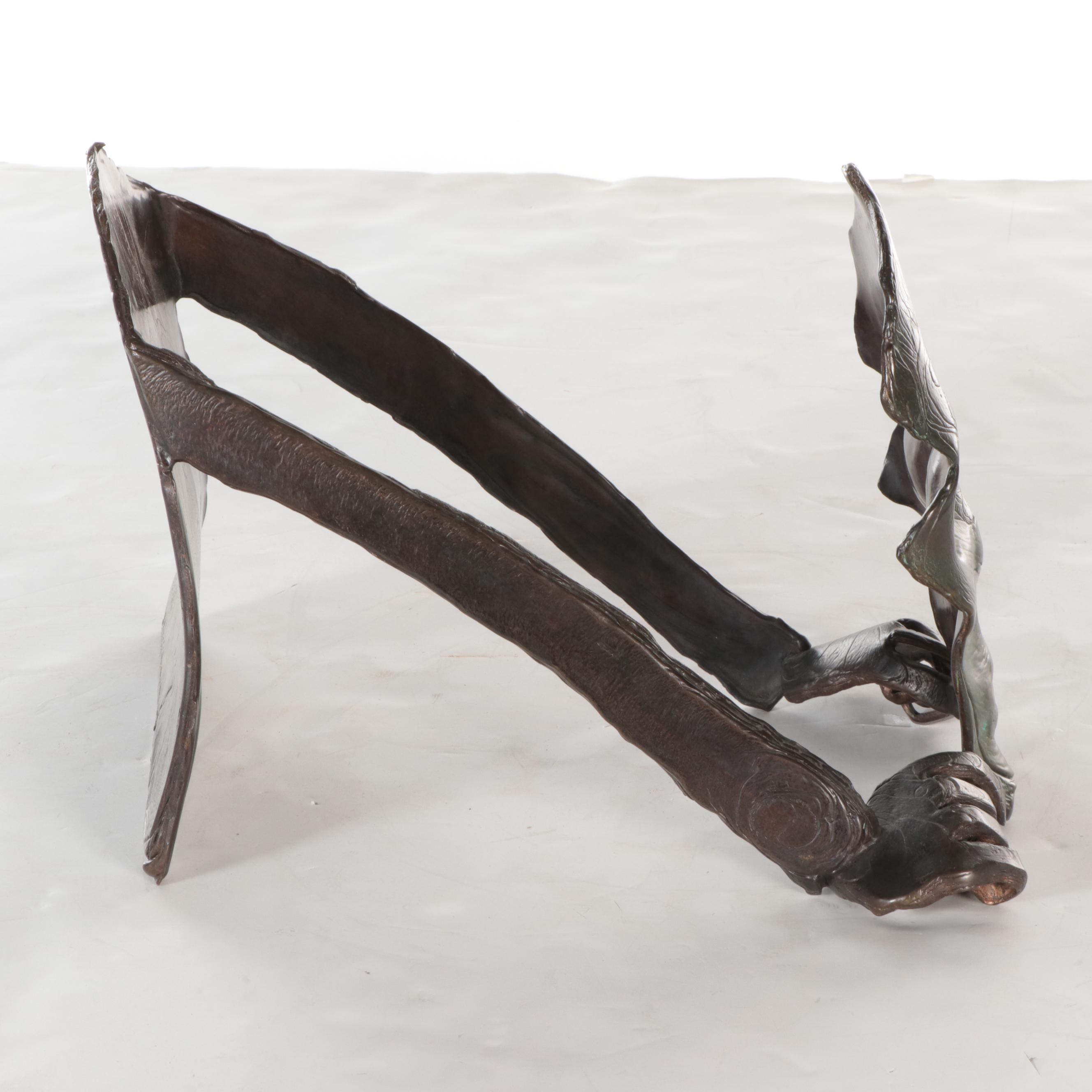 Wallace Sutherland Bronze Sculpture of Figure, 1989