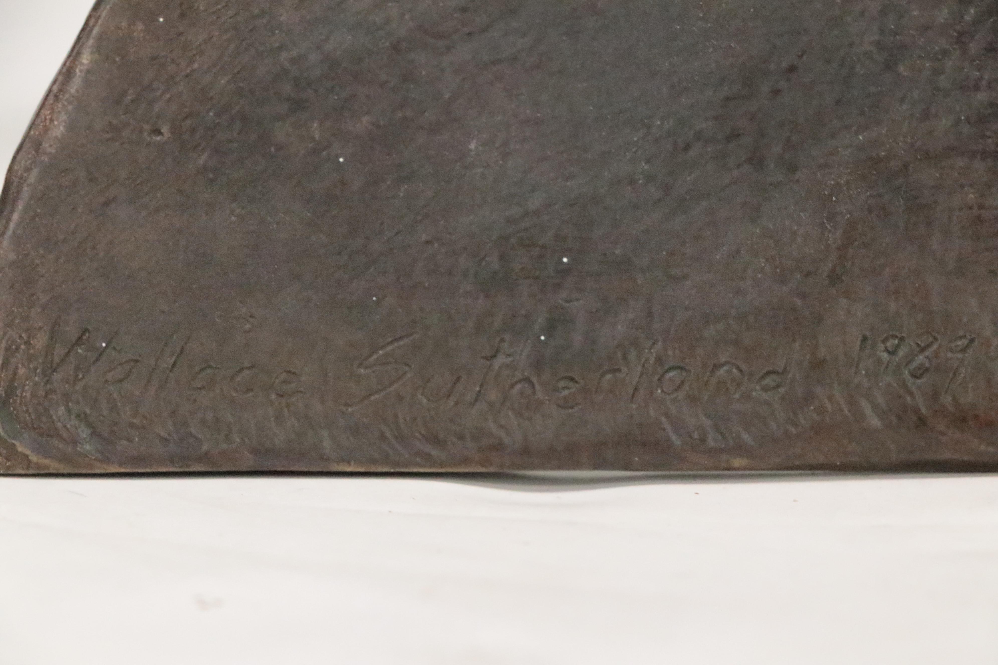 Wallace Sutherland Bronze Sculpture of Figure, 1989