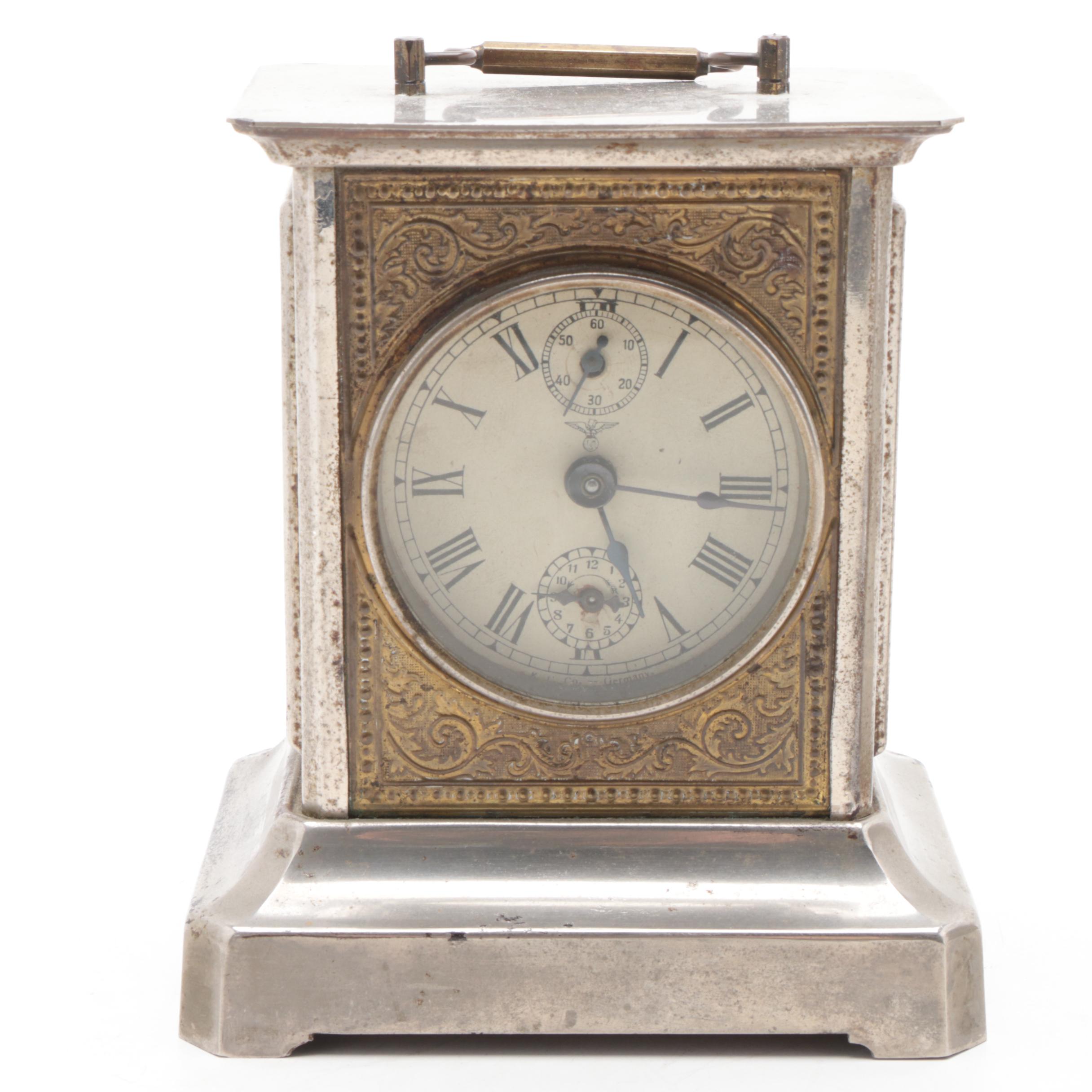 Friedrich Mauthe and Waterbury Clock Co. Carriage Clocks, Early 20th Century