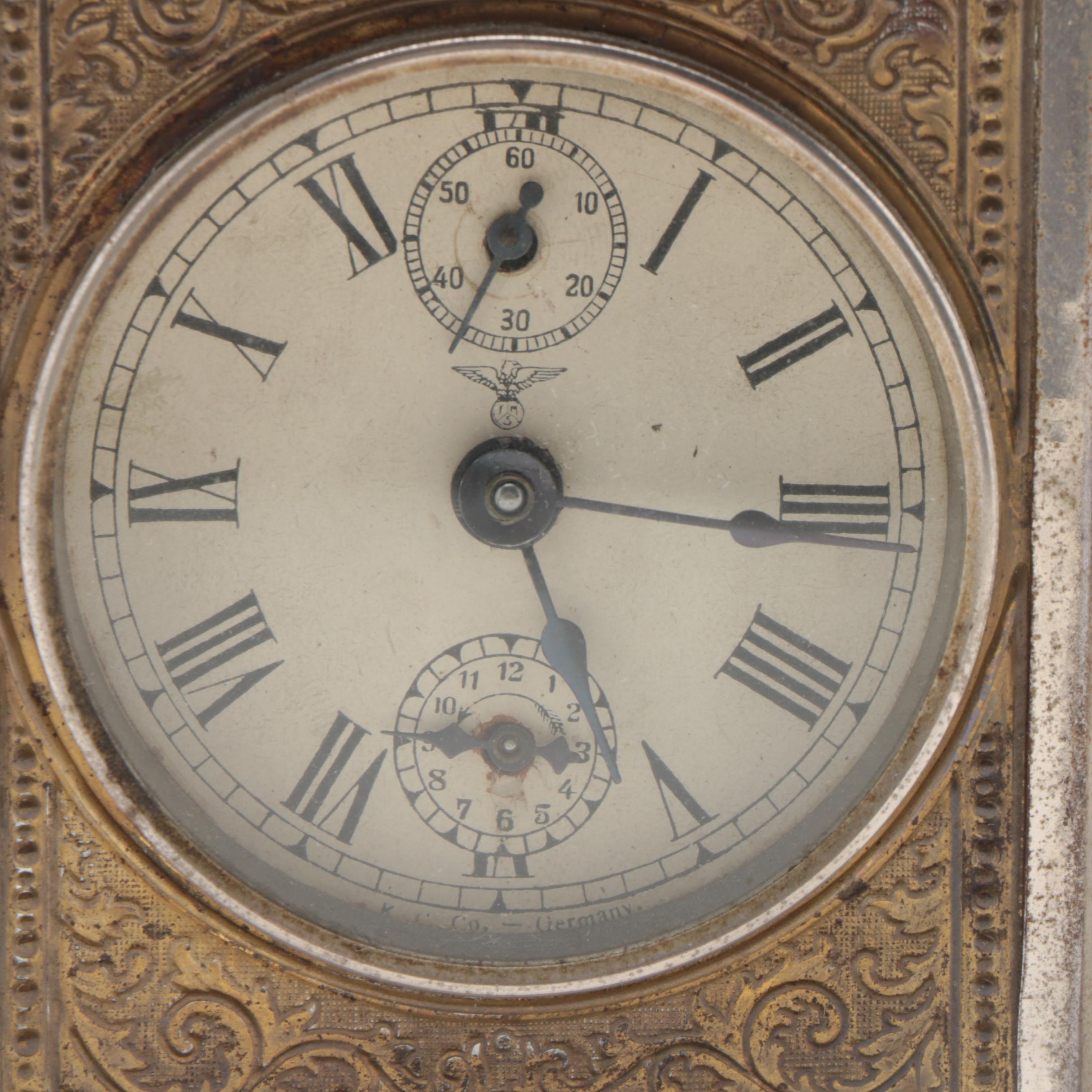 Friedrich Mauthe and Waterbury Clock Co. Carriage Clocks, Early 20th Century