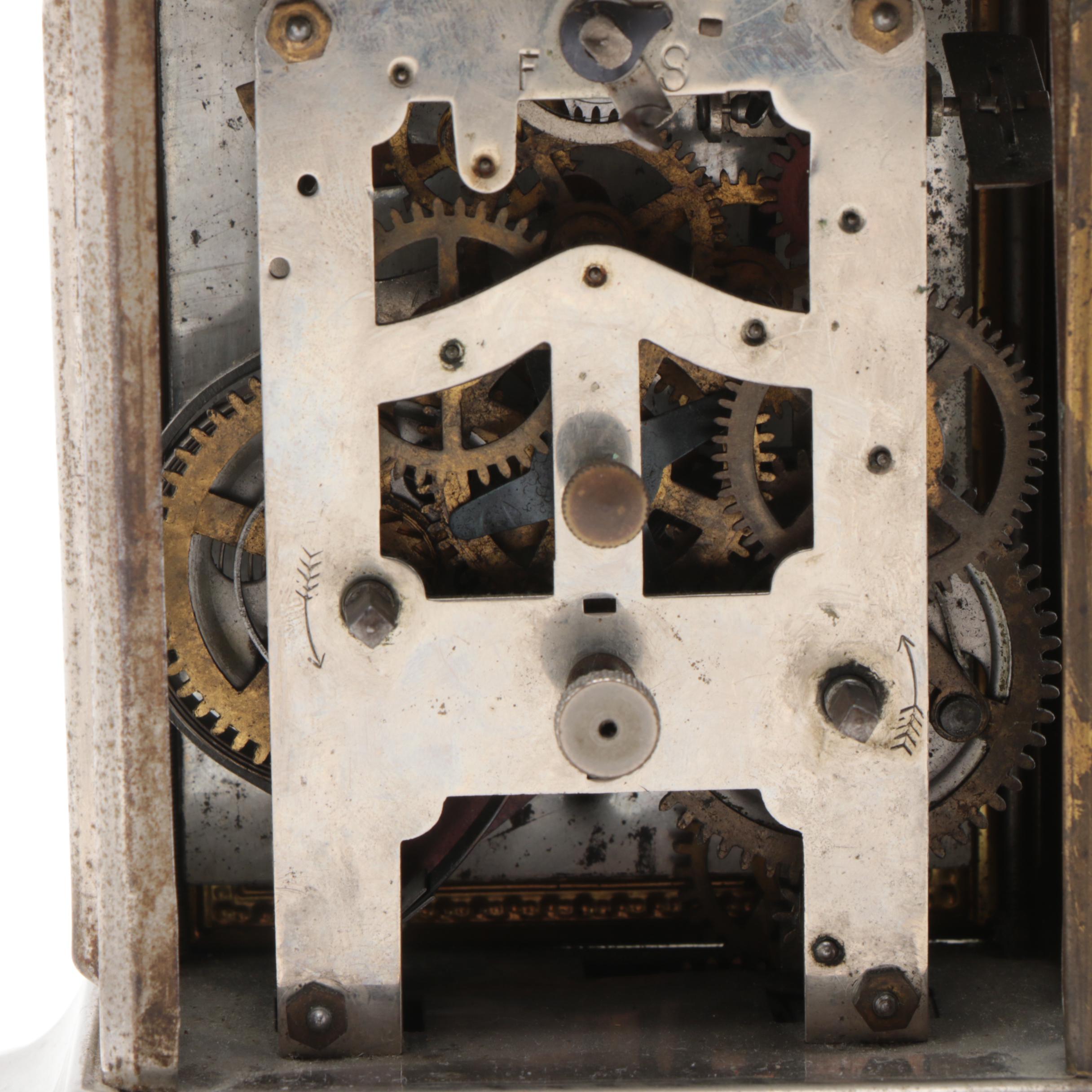 Friedrich Mauthe and Waterbury Clock Co. Carriage Clocks, Early 20th Century