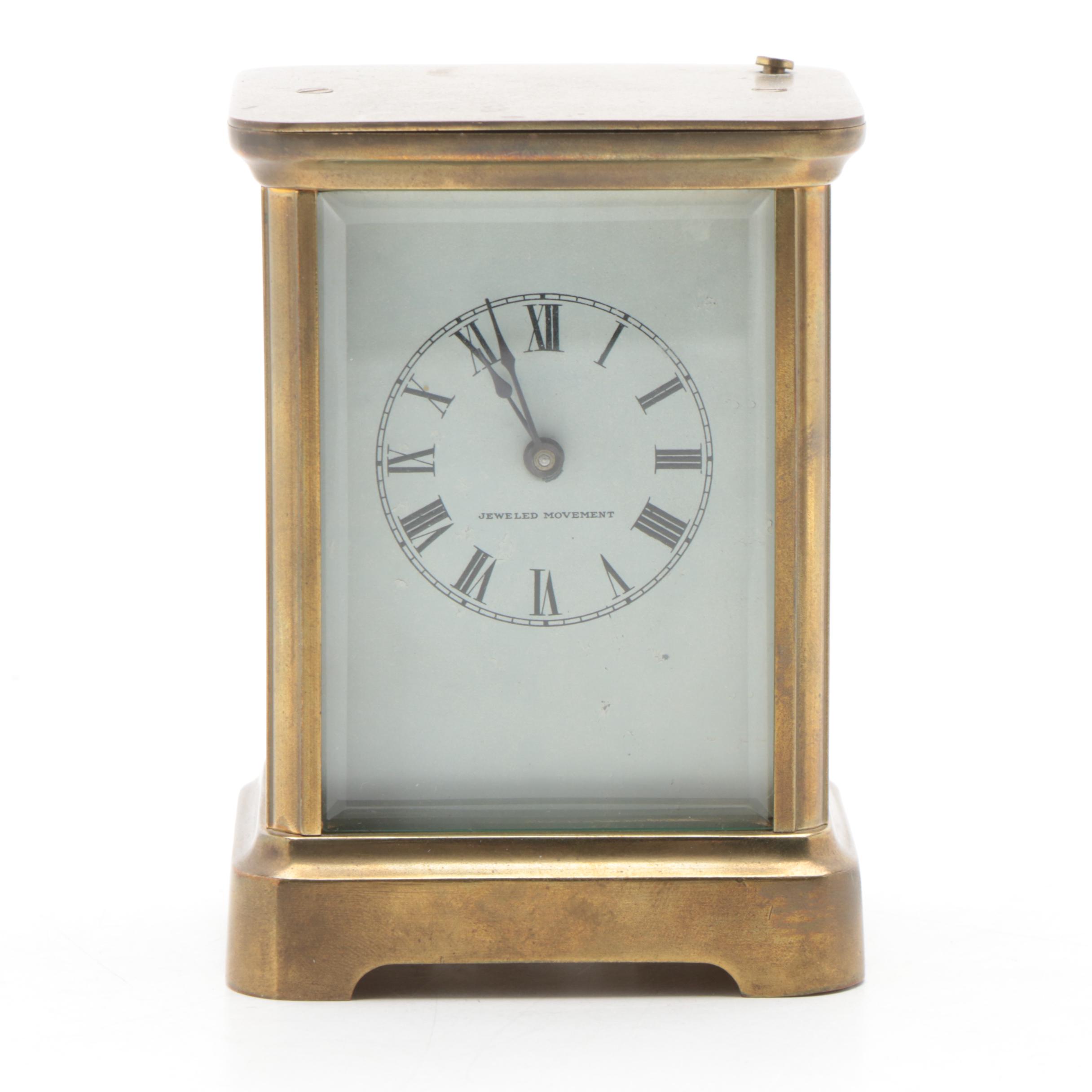 Friedrich Mauthe and Waterbury Clock Co. Carriage Clocks, Early 20th Century