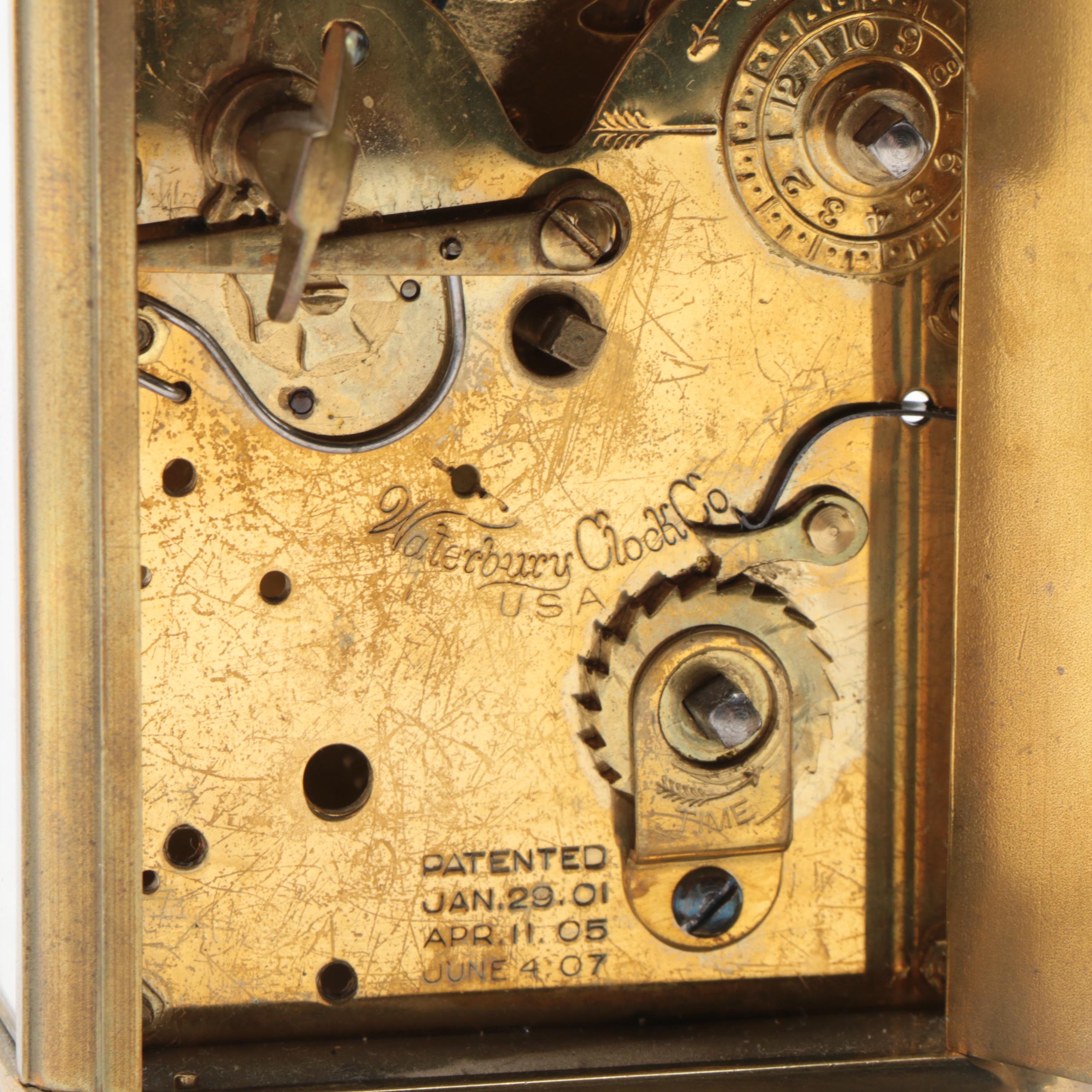 Friedrich Mauthe and Waterbury Clock Co. Carriage Clocks, Early 20th Century