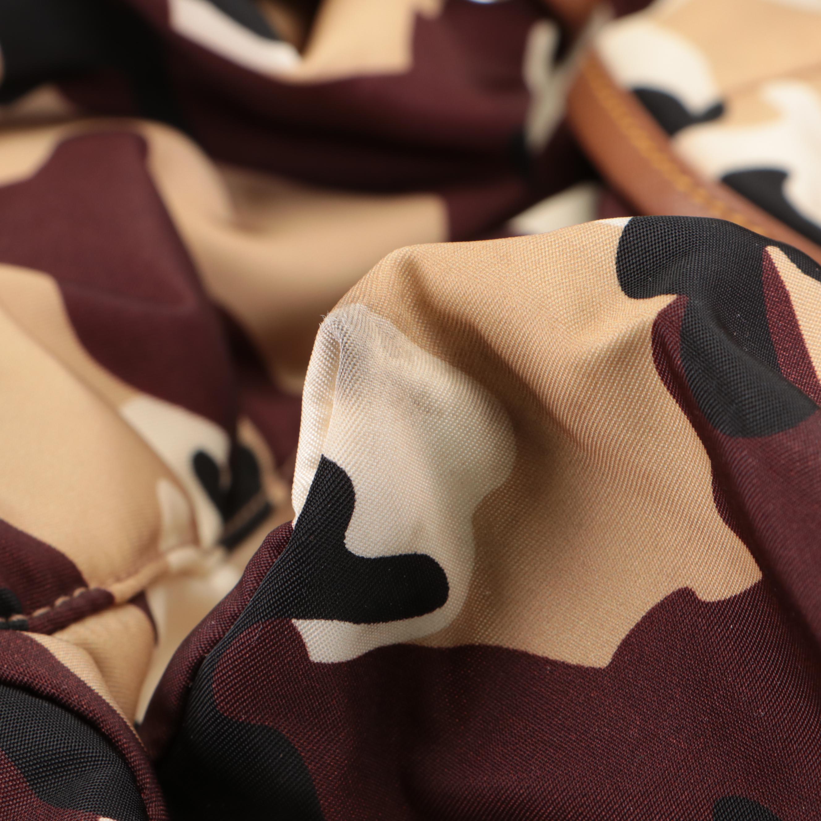 Prada Side-Pocket Rucksack Backpack in Nylon Tessuto and Saffiano Leather