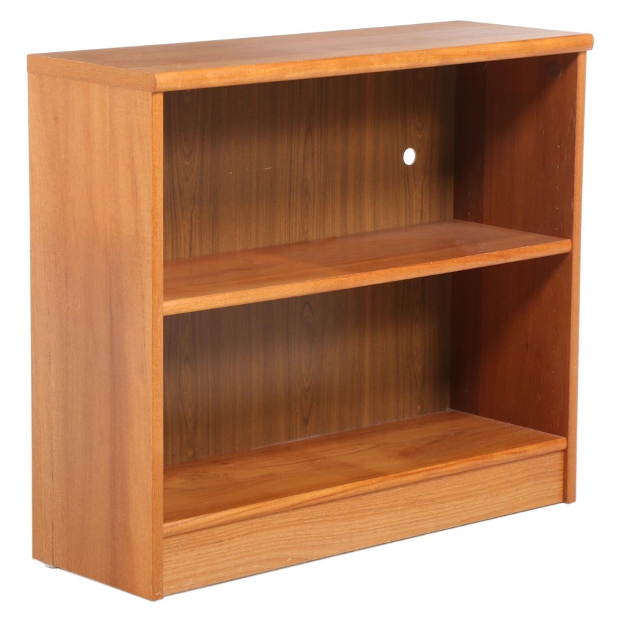 Danish Modern Teak Two-Shelf Bookcase