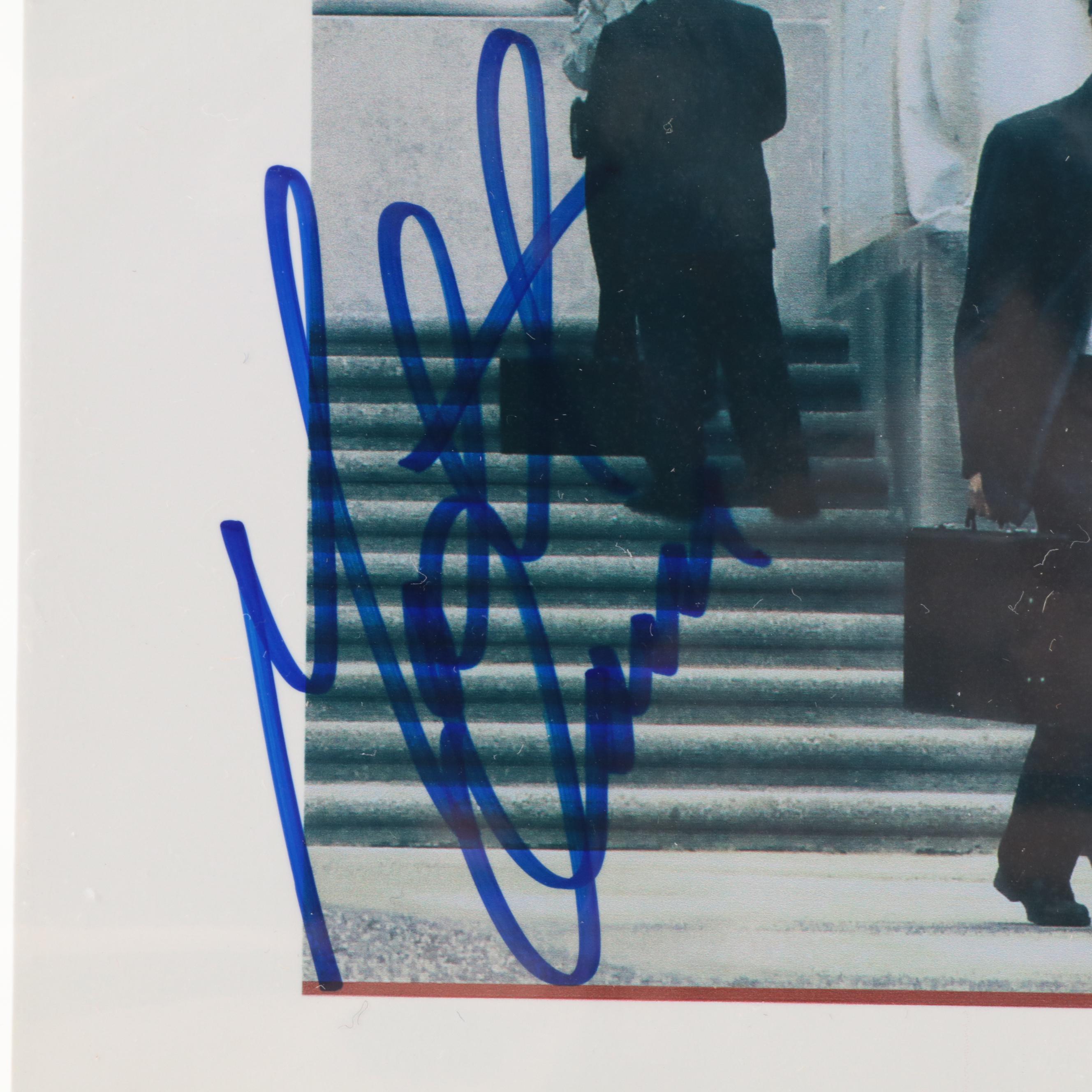 Jon Voight, Matt Damon, Danny Devito, Others Signed "The Rainmakers" Movie Print