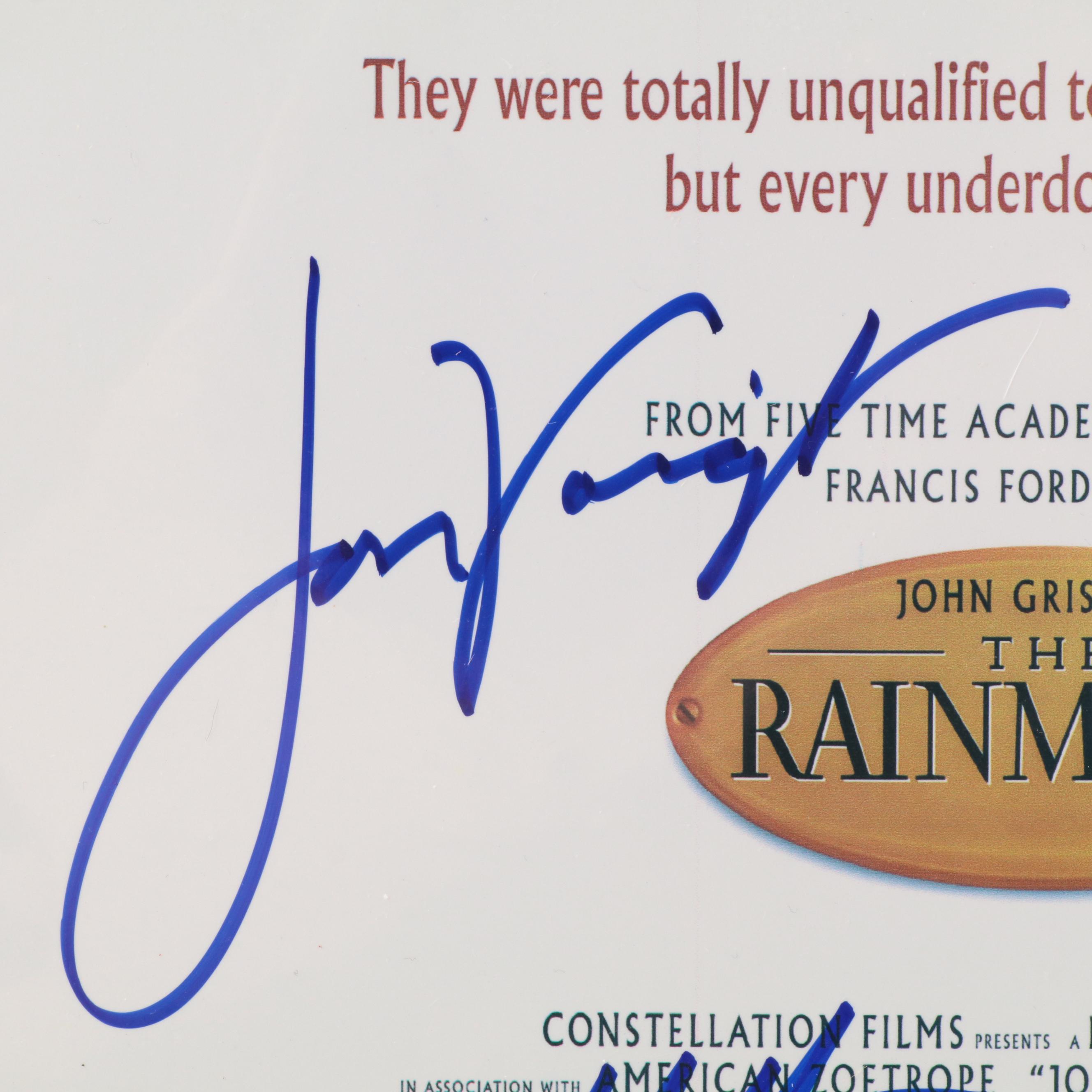 Jon Voight, Matt Damon, Danny Devito, Others Signed "The Rainmakers" Movie Print