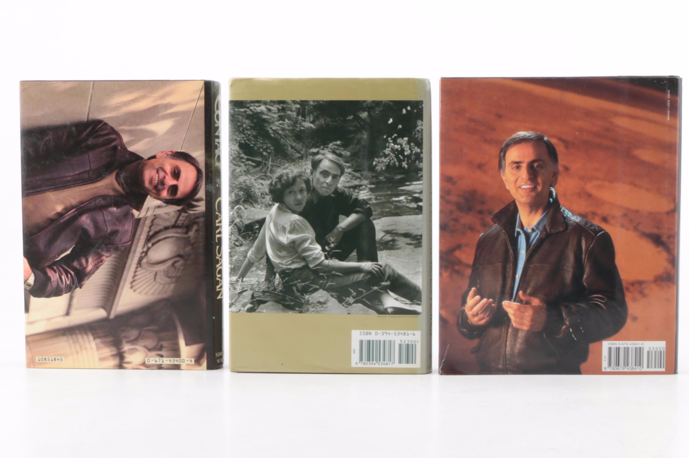 First Edition Carl Sagan Books Including "Comet" and "Contact"