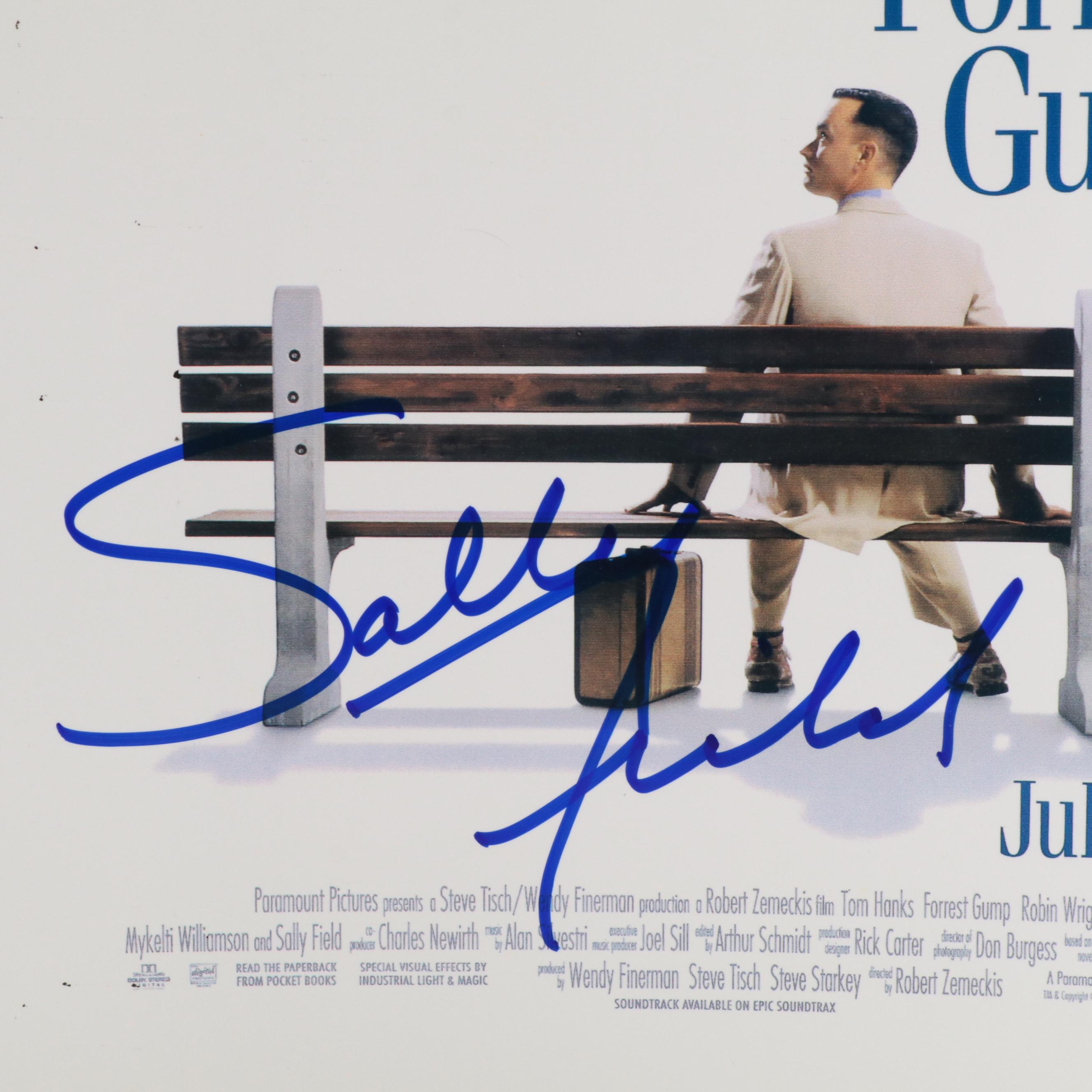 Tom Hanks, Sally Field, and Gary Sinise Signed "Forrest Gump" Movie Print