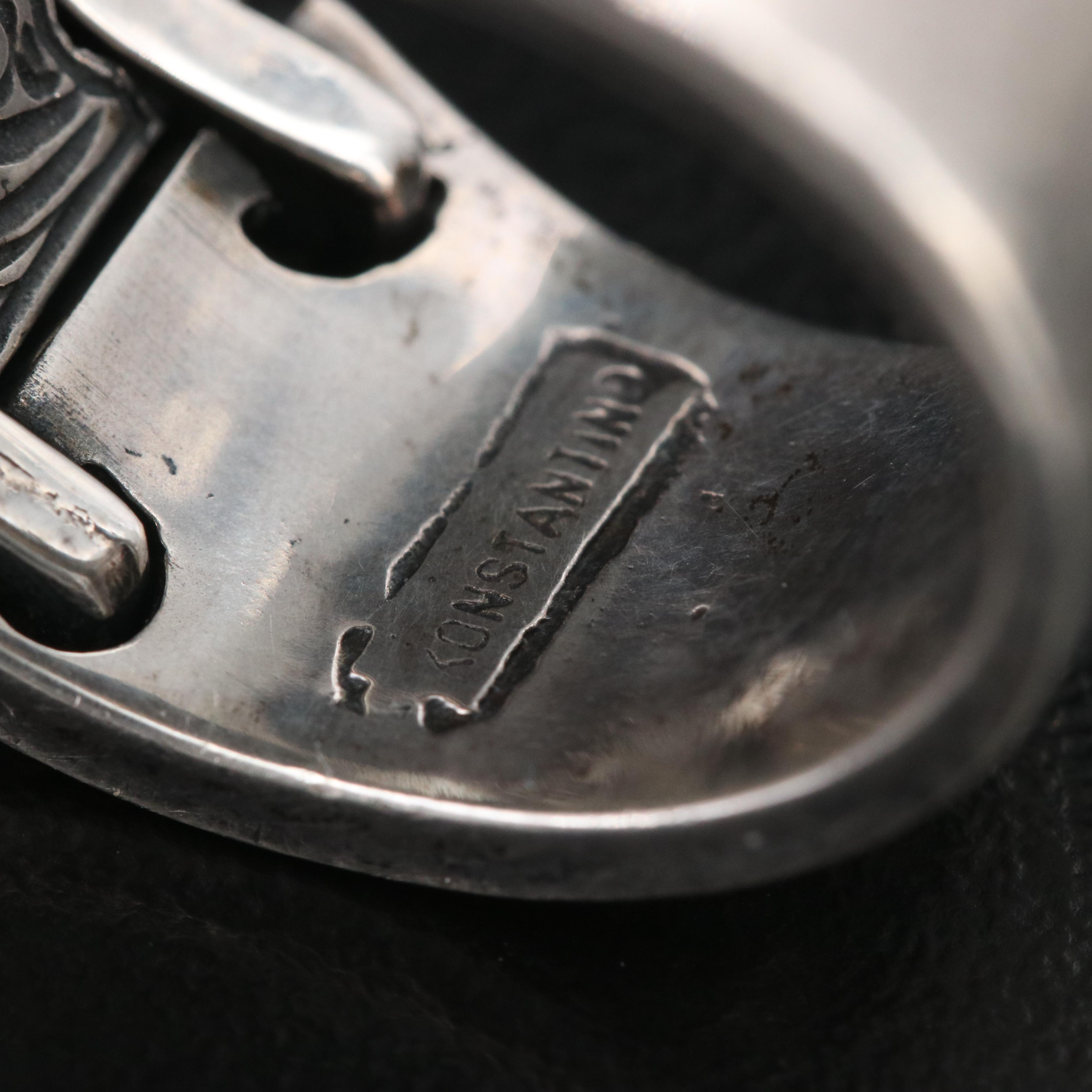 Konstantino Sterling Ring with 18K Maltese Cross Accent