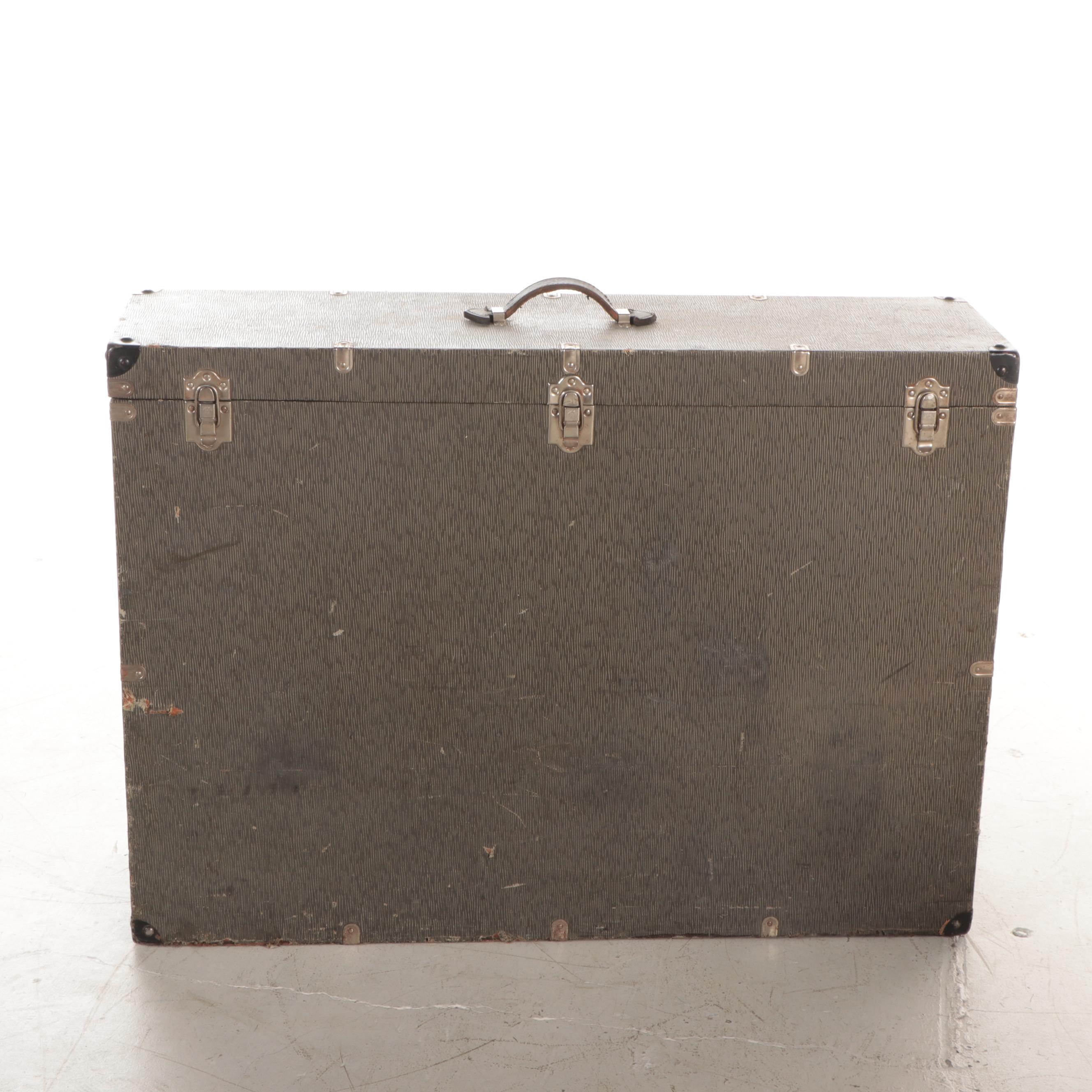 Mortician's Portable Cooling Embalming Table, Case, Curtain, More, Early 20th C