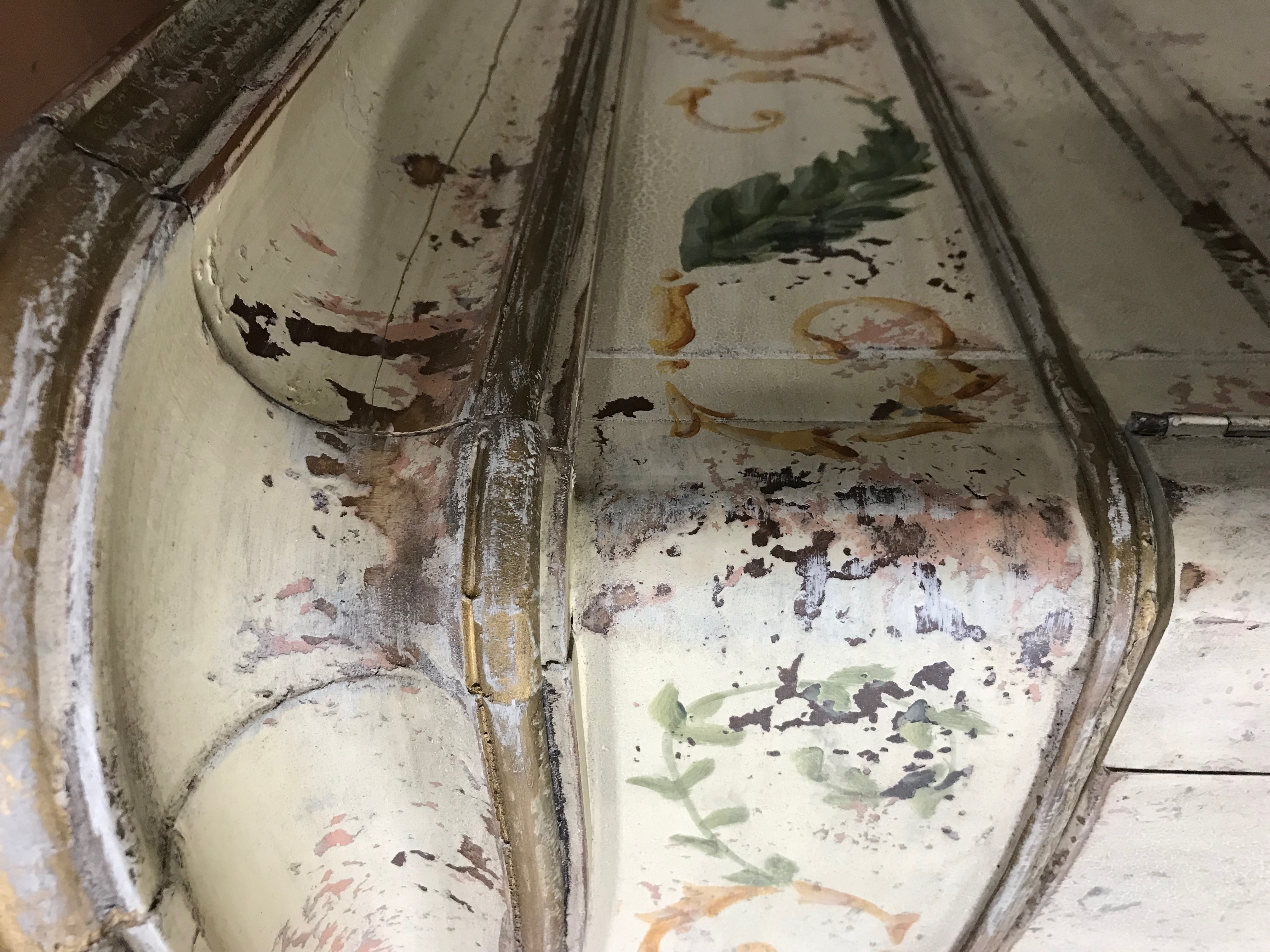 Habersham Plantation Hand Painted Wooden Armoire