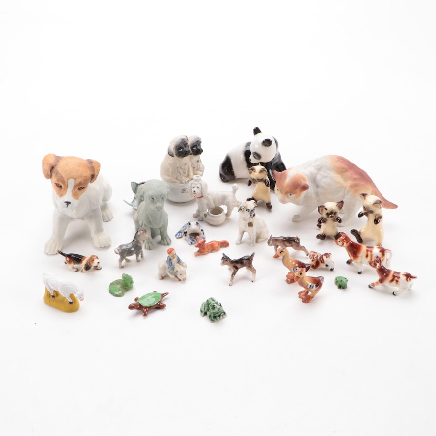 Soviet, Japanese and Other Porcelain Animal Figurines