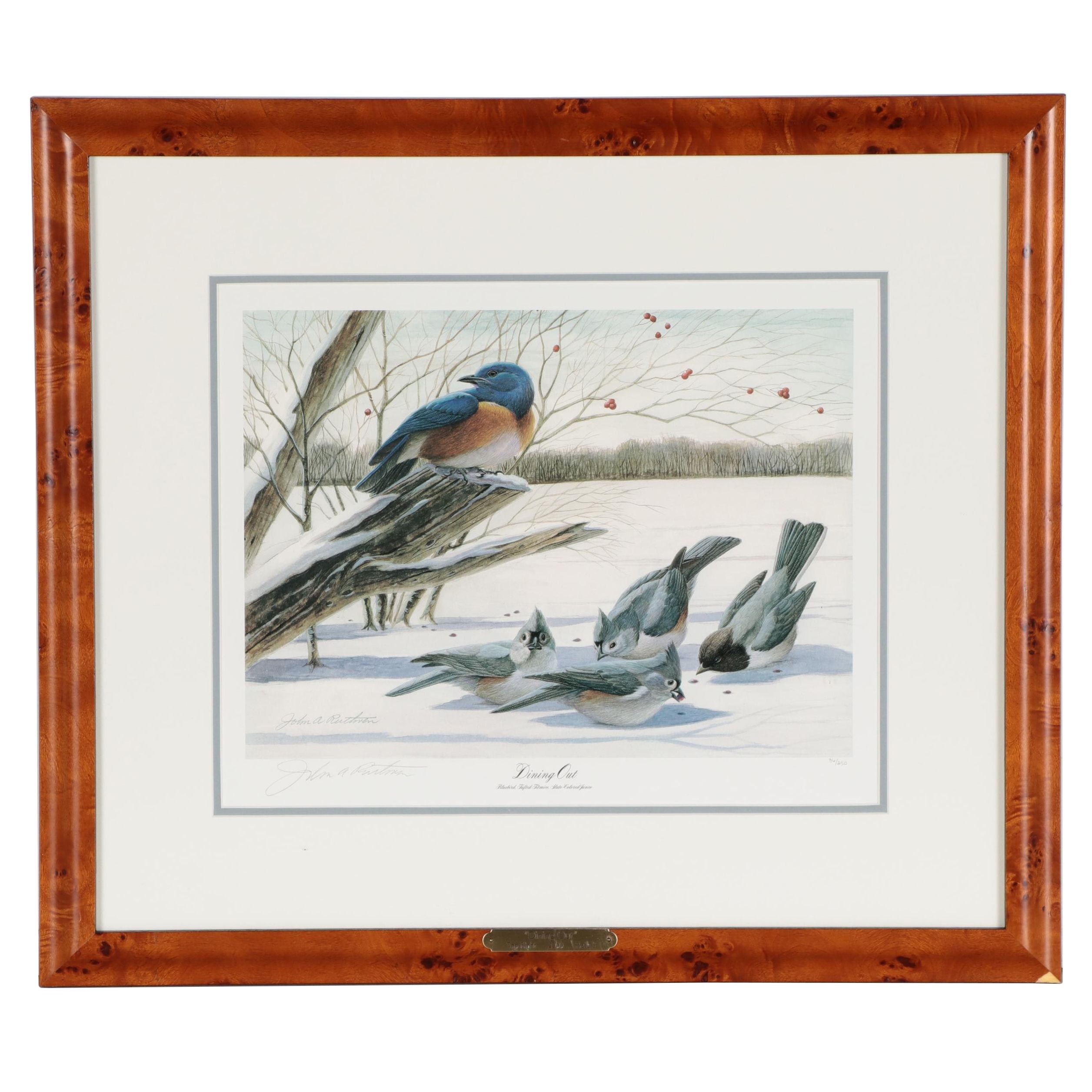 John A. Ruthven Offset Lithograph "Dining Out," 21st Century