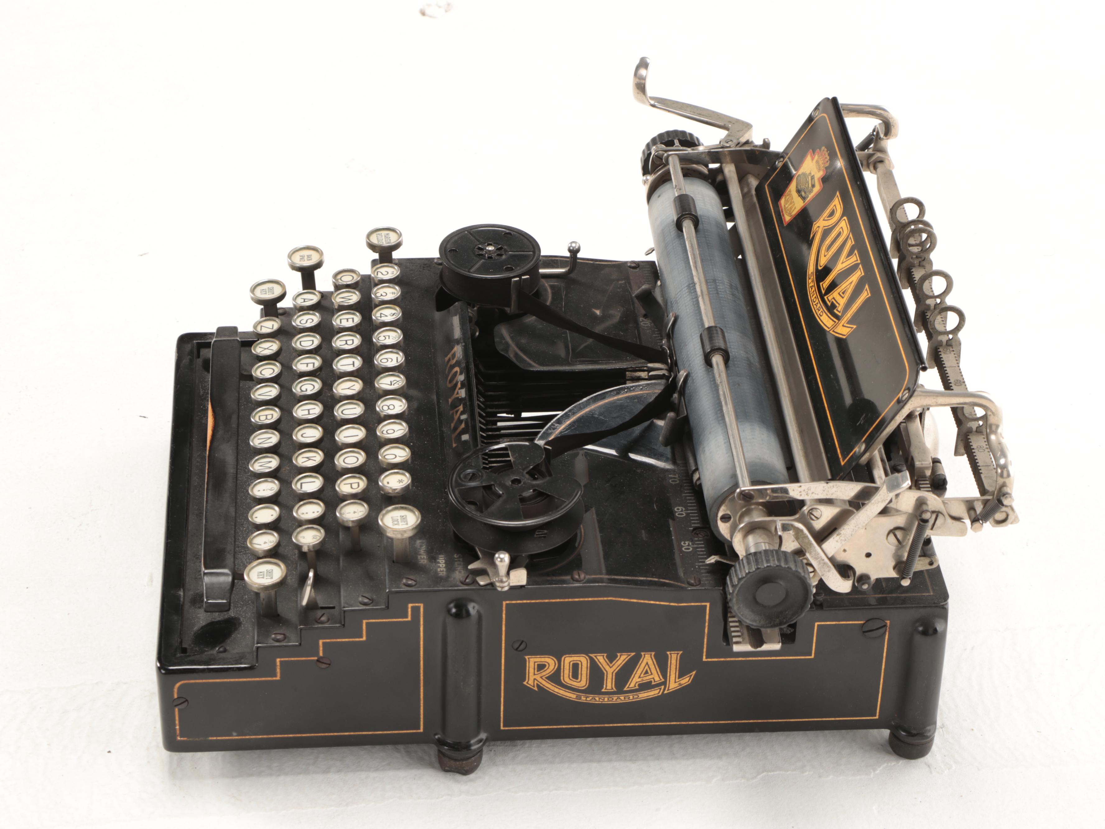 Royal Typewriter Co. No. 5 Typewriter, Early 20th Century