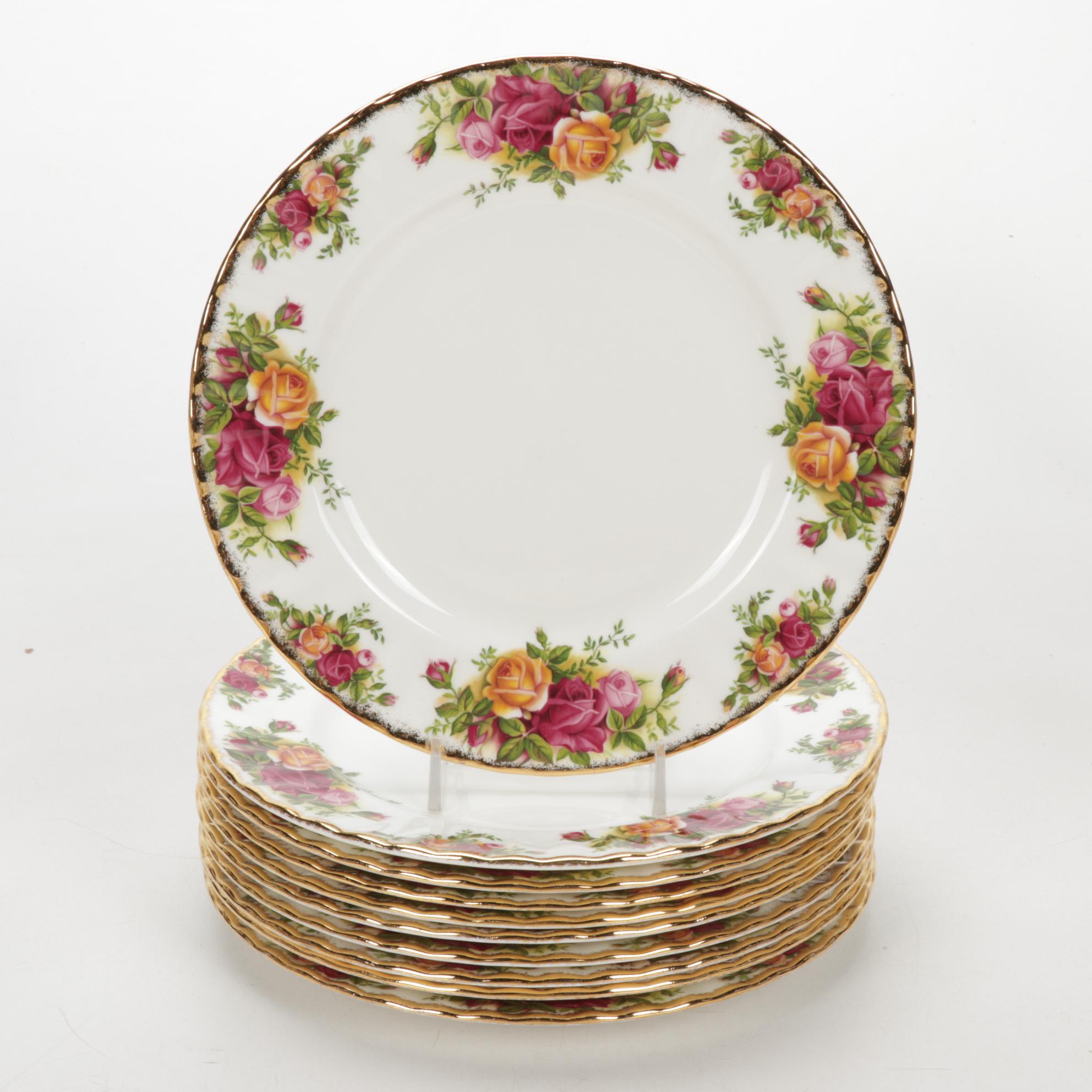 Royal Albert "Old Country Roses" Bone China Dinnerware and Stemware