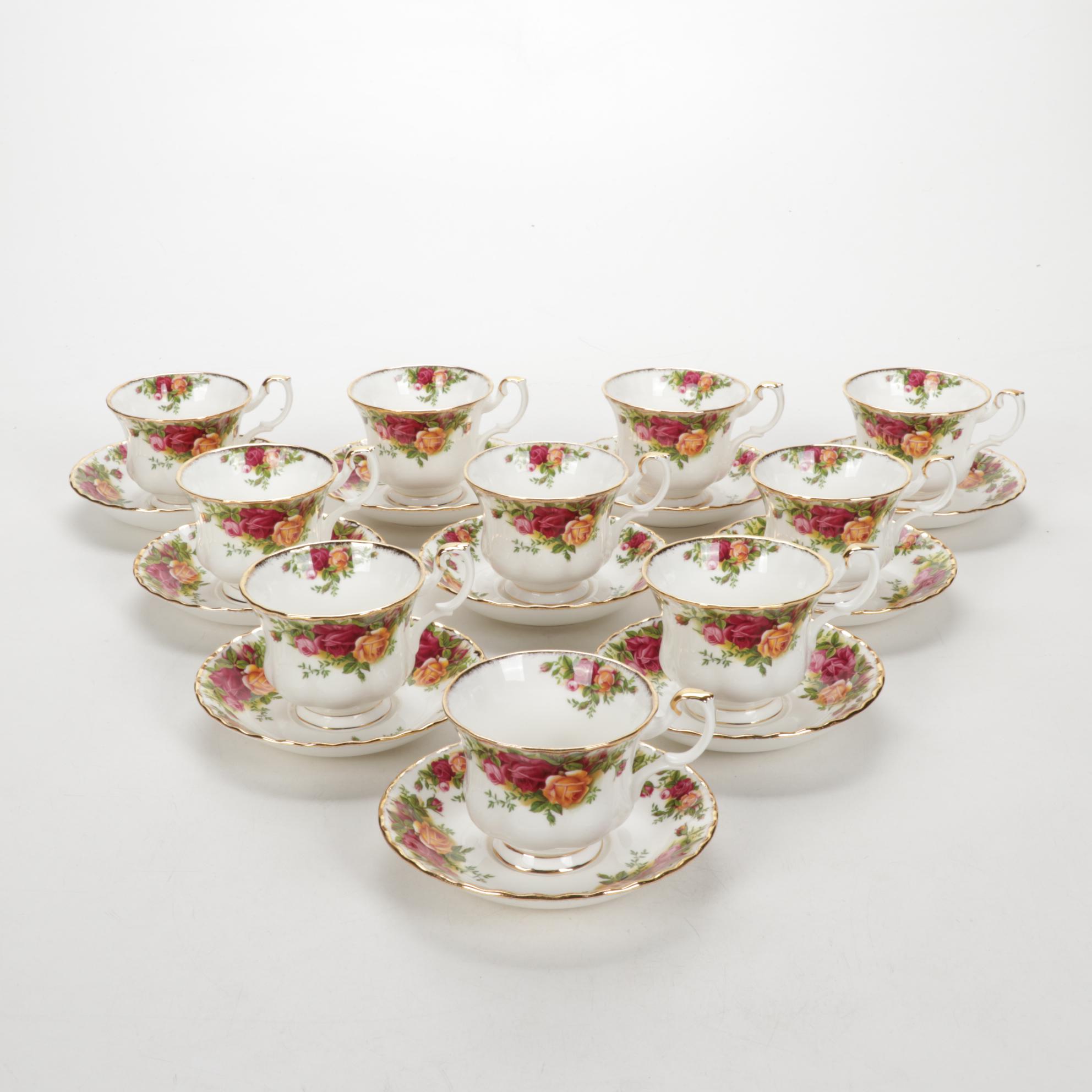 Royal Albert "Old Country Roses" Bone China Dinnerware and Stemware