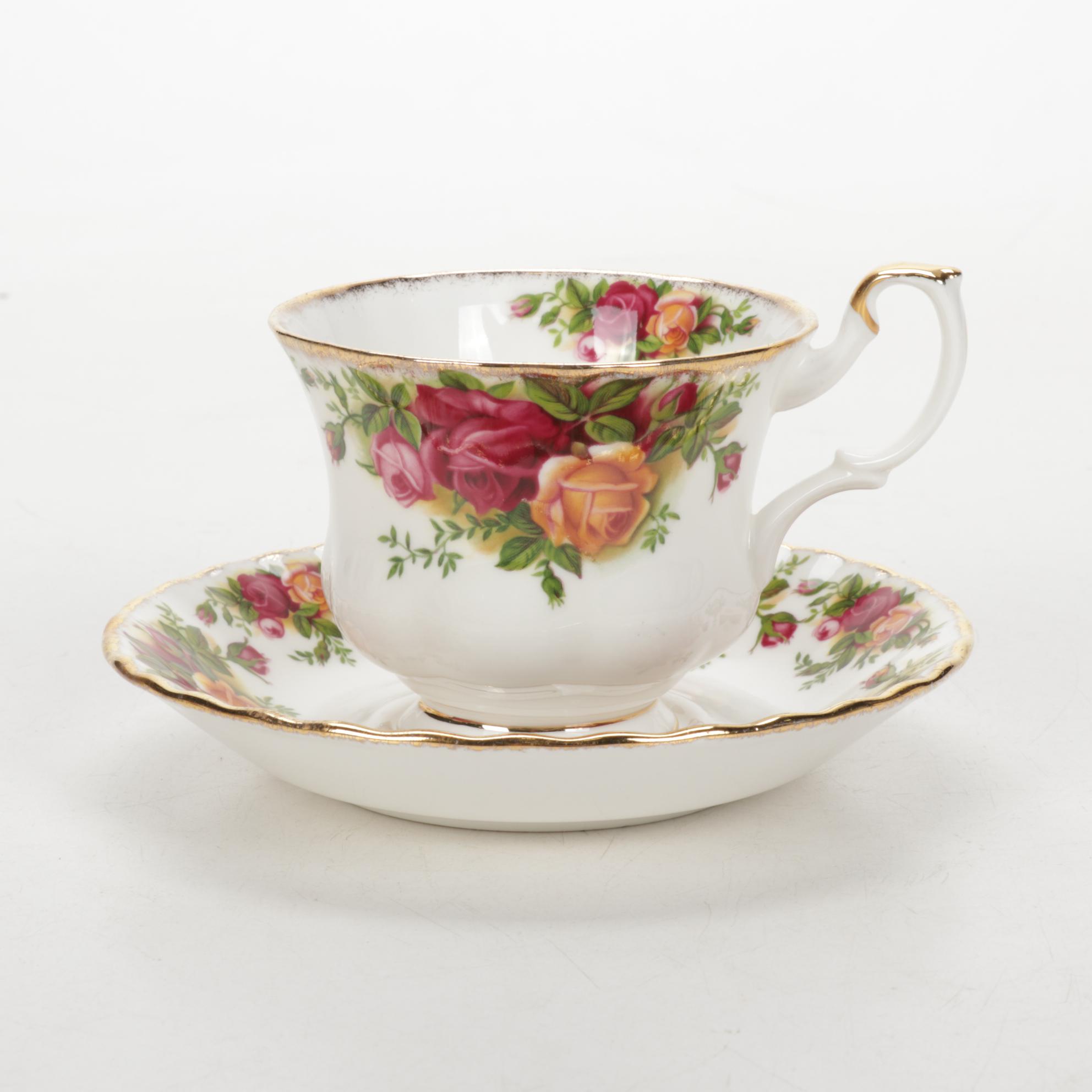 Royal Albert "Old Country Roses" Bone China Dinnerware and Stemware