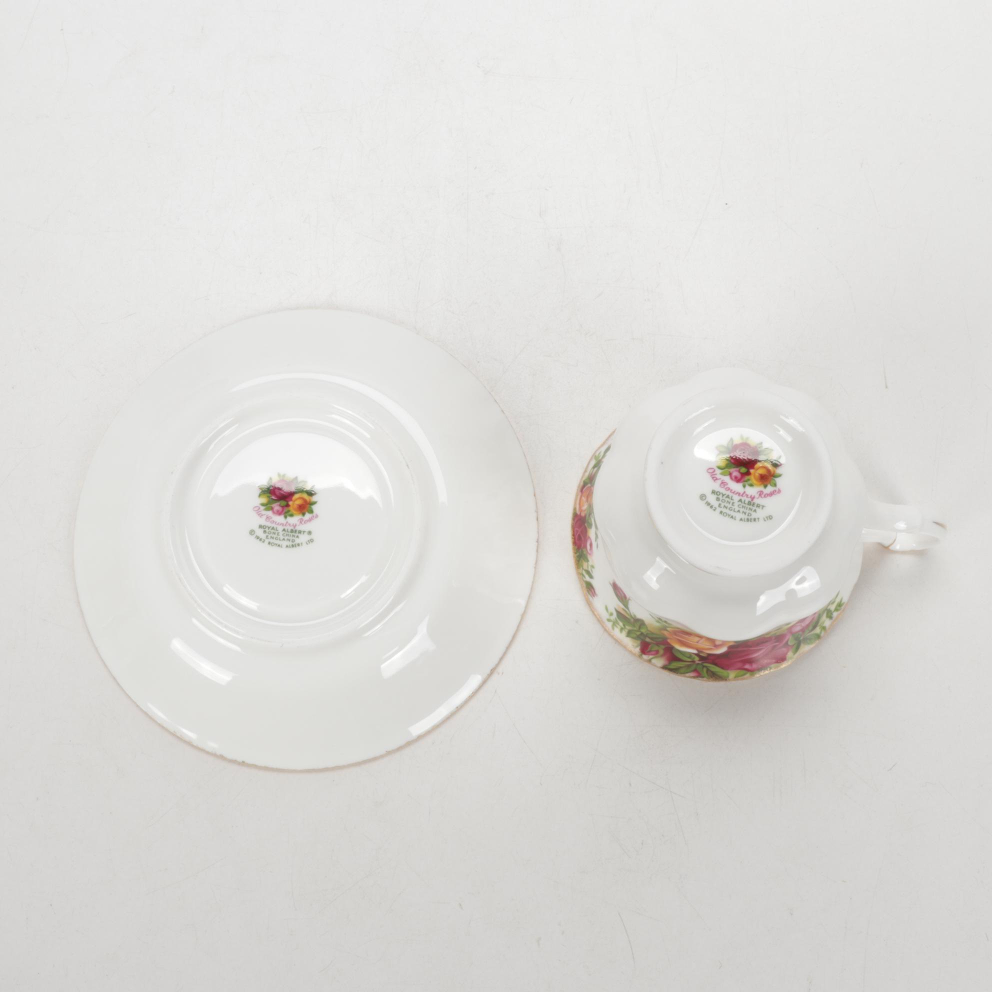 Royal Albert "Old Country Roses" Bone China Dinnerware and Stemware