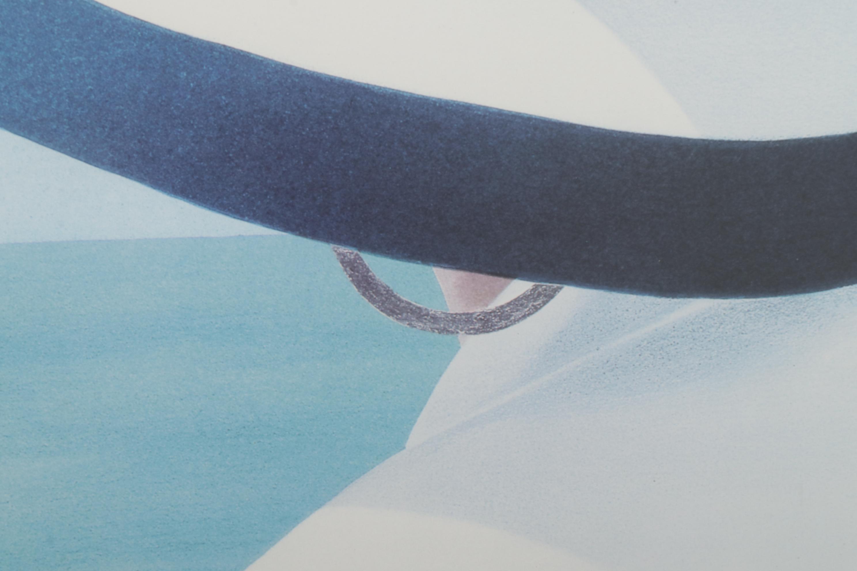 Razzia Luxury Car Giclée Poster "Bugatti Atlantic," Circa 1989