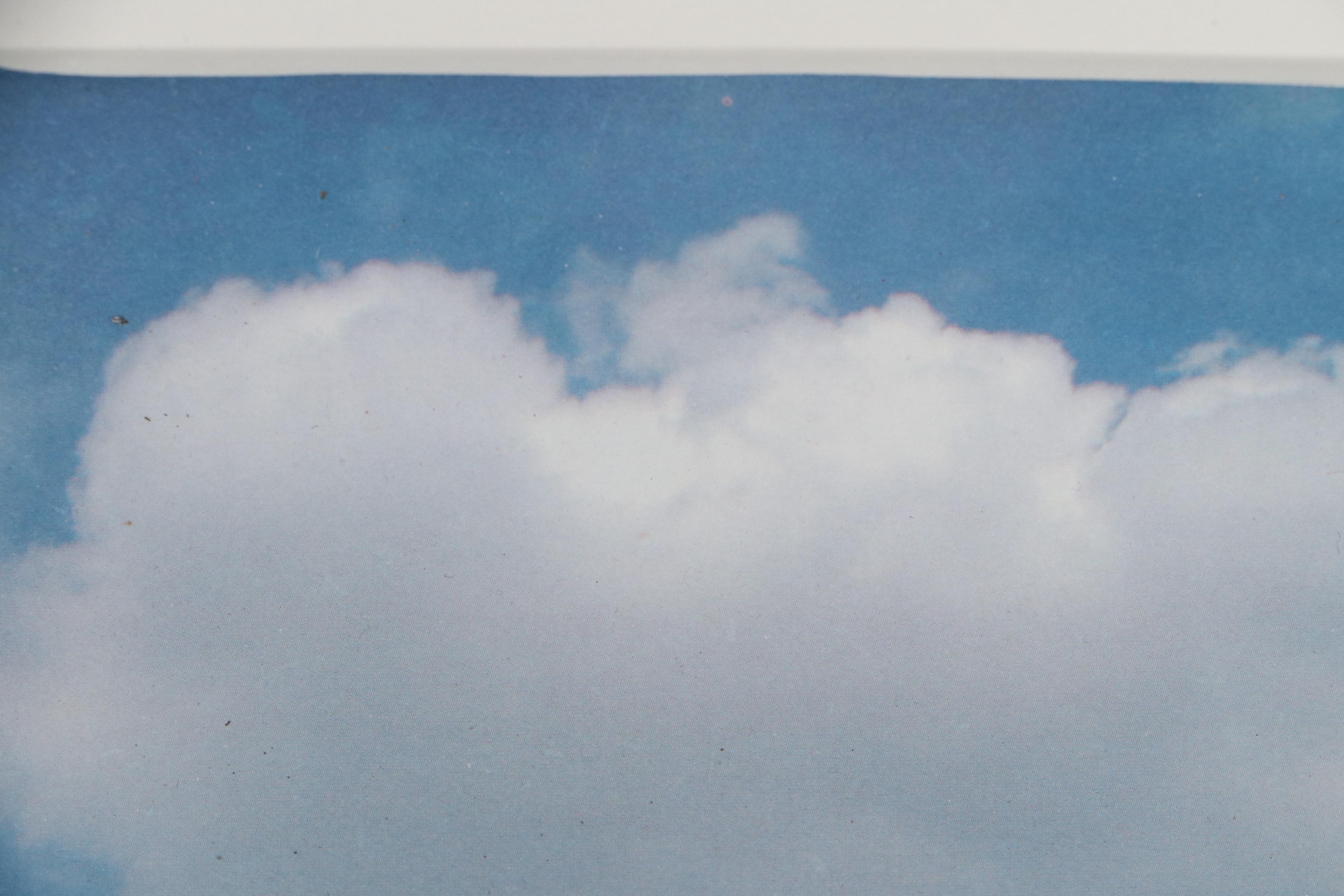 Offset Lithograph of Clouds, 21st Century