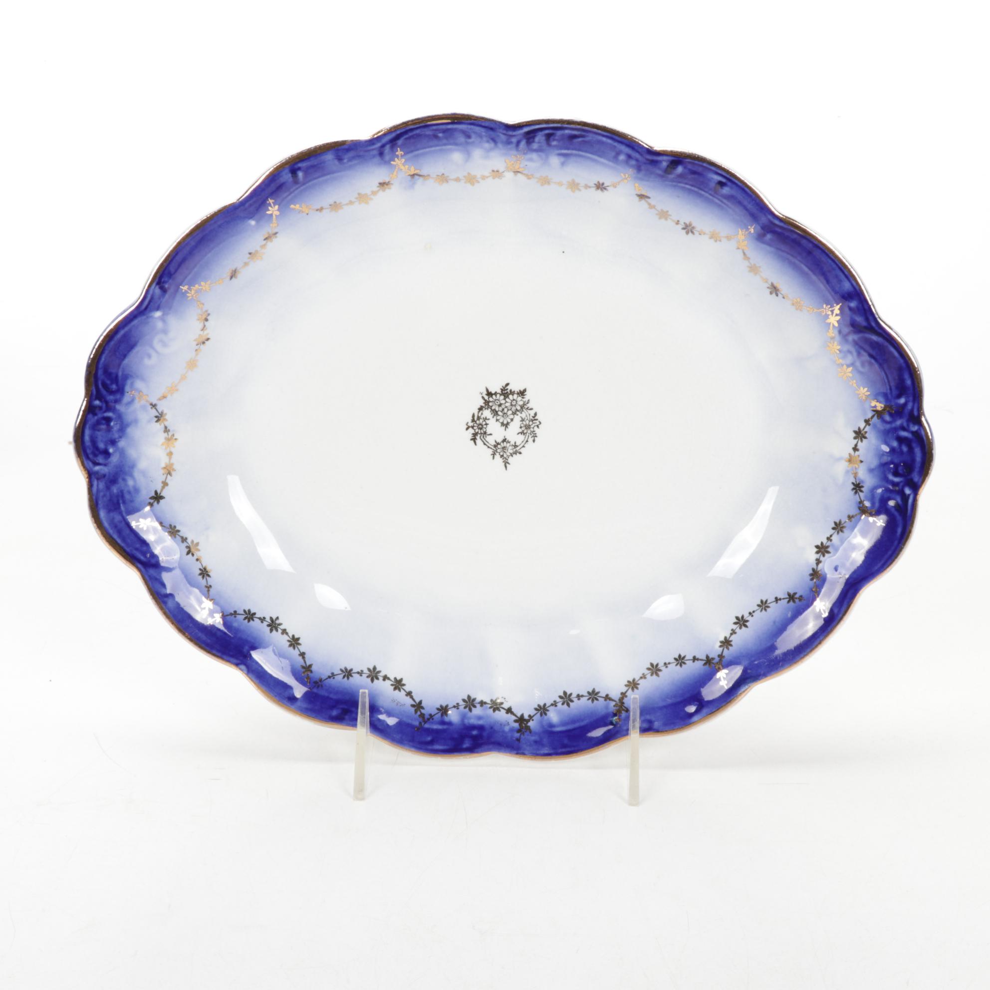 La Francaise Co. Blue and White Porcelain Dinnerware