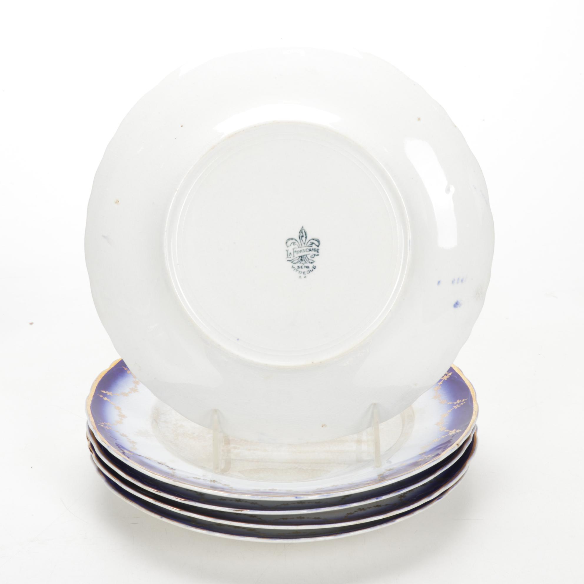 La Francaise Co. Blue and White Porcelain Dinnerware