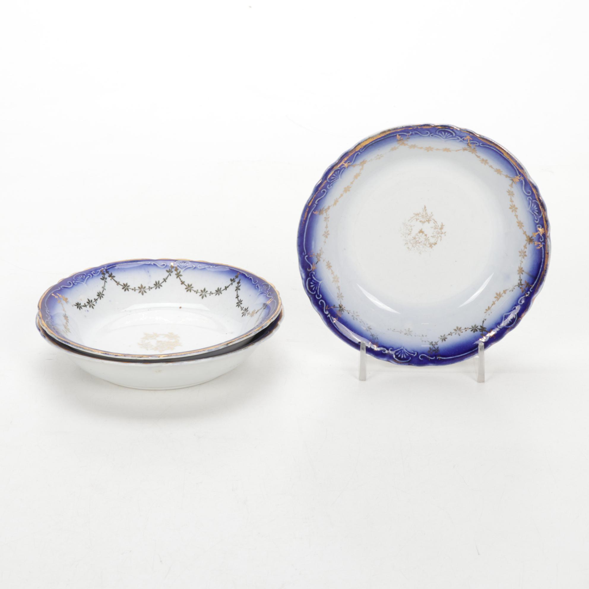 La Francaise Co. Blue and White Porcelain Dinnerware