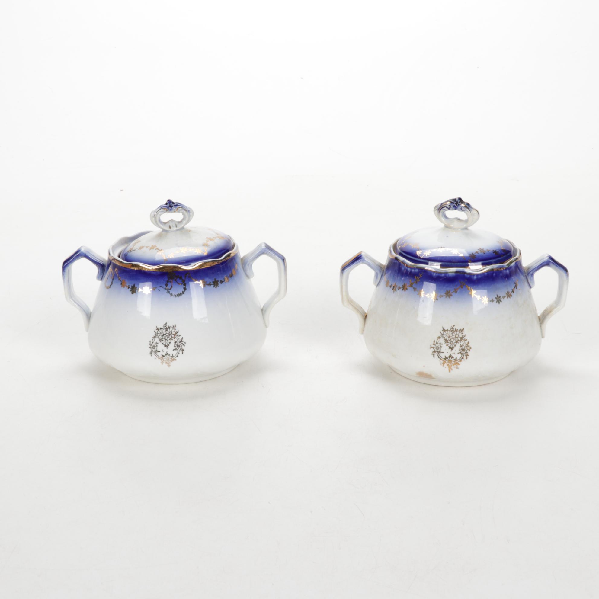 La Francaise Co. Blue and White Porcelain Dinnerware
