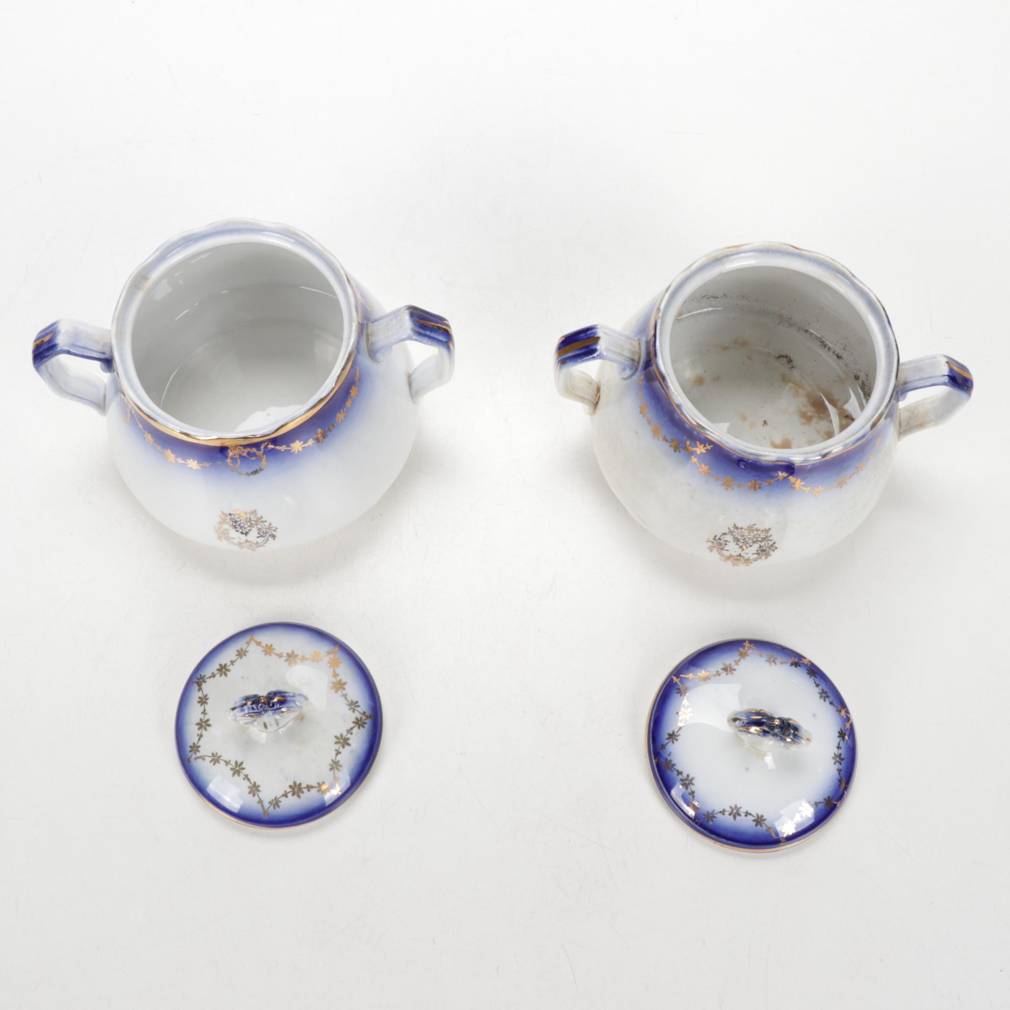 La Francaise Co. Blue and White Porcelain Dinnerware