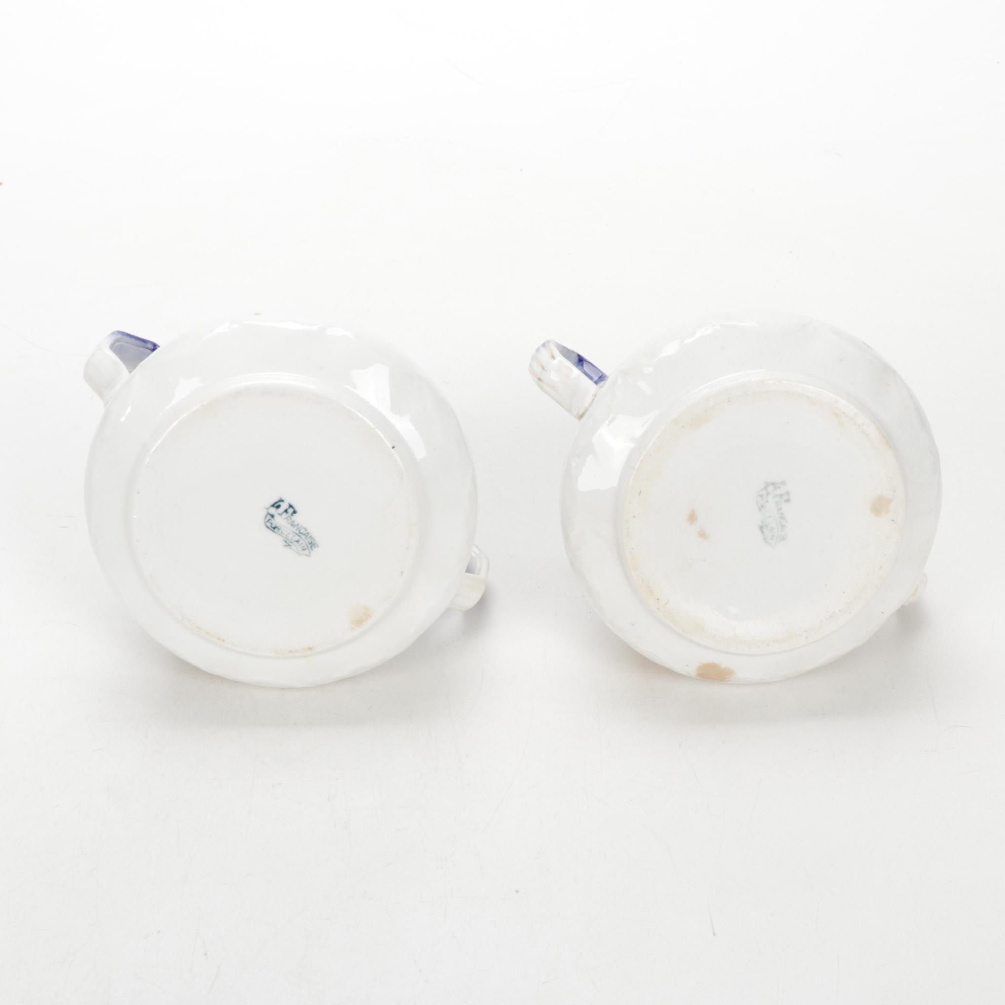 La Francaise Co. Blue and White Porcelain Dinnerware