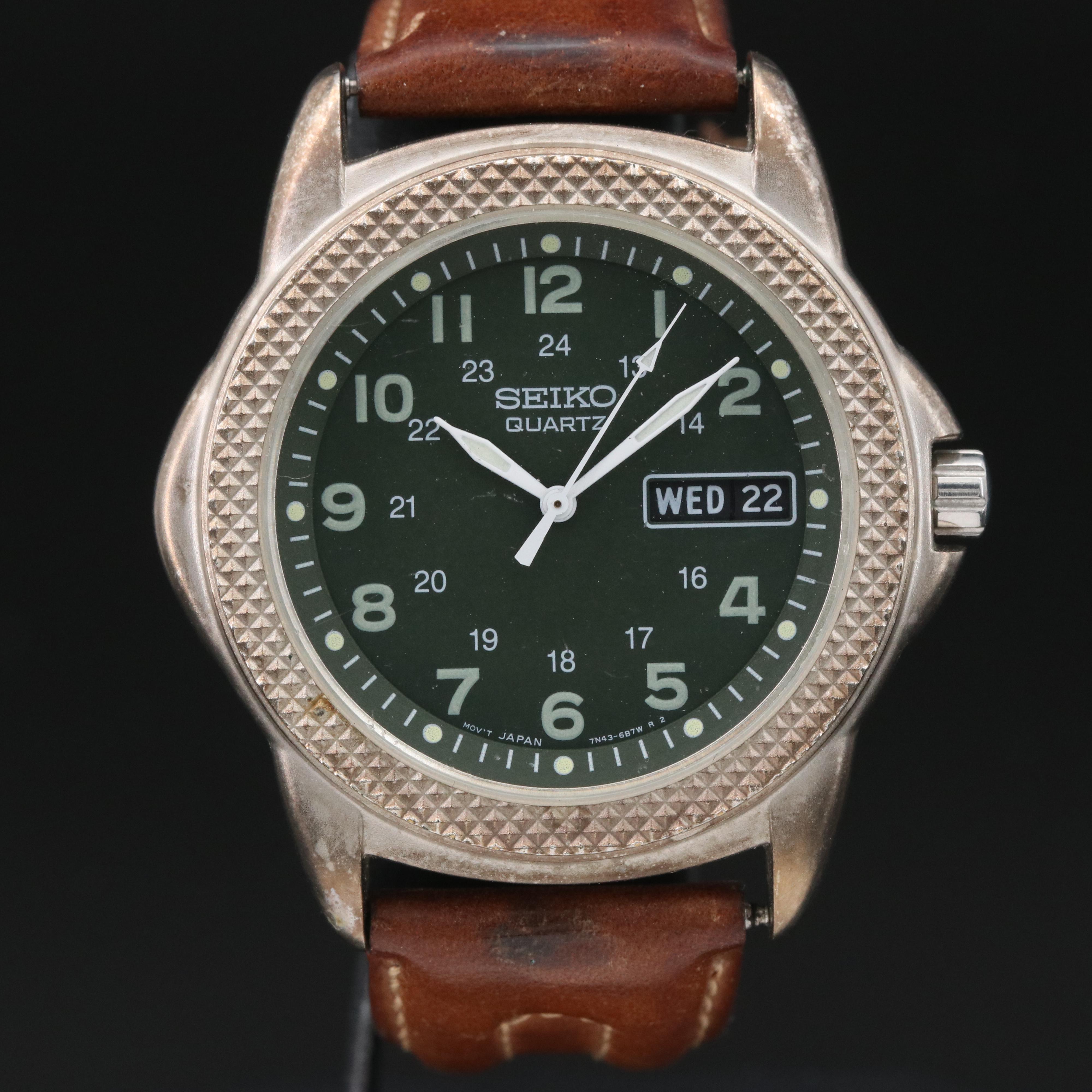 Seiko Quartz Day/Date Watch