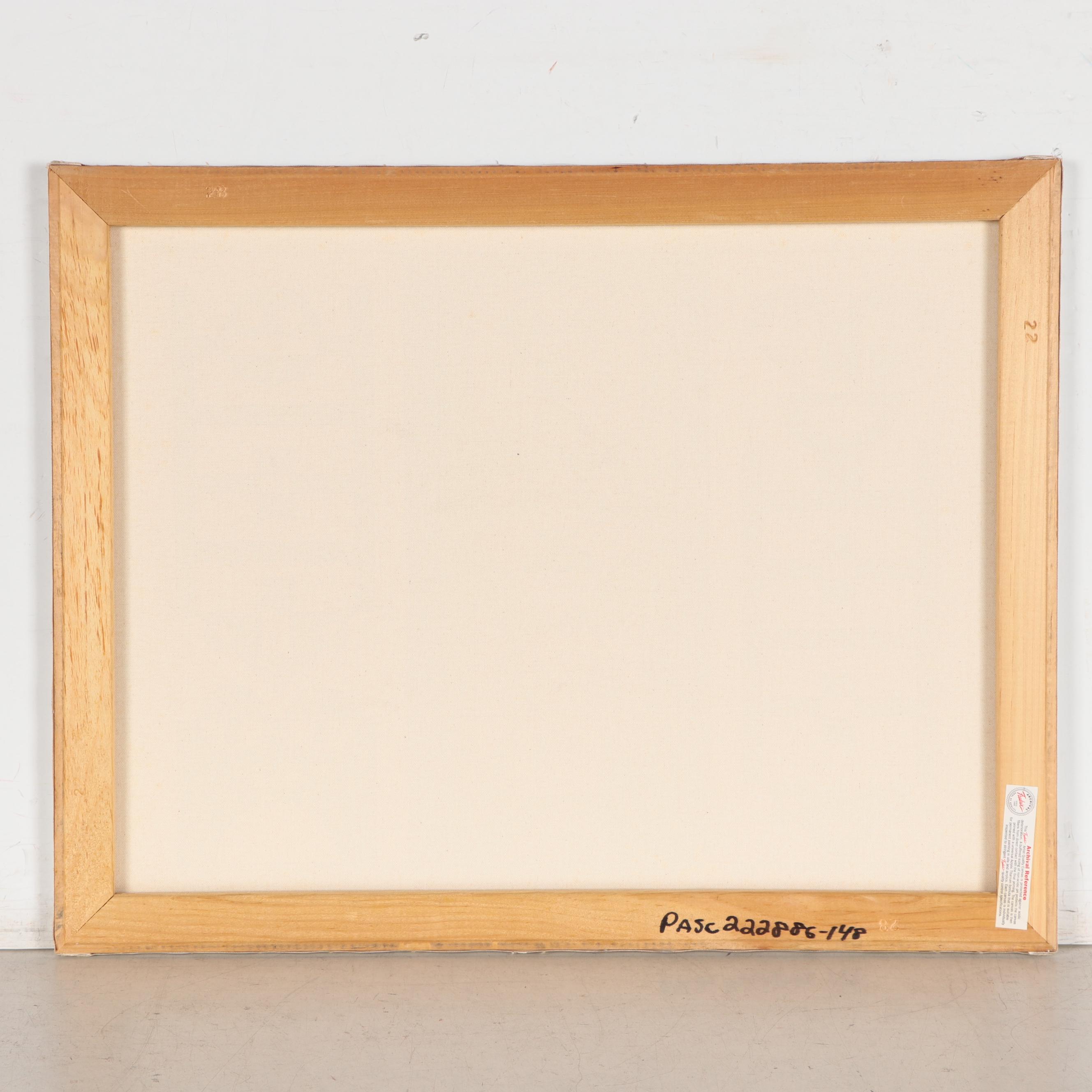 Jerry Kellems Abstract Acrylic Painting