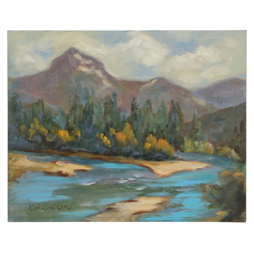Kathy Ikerd Landscape Oil Painting