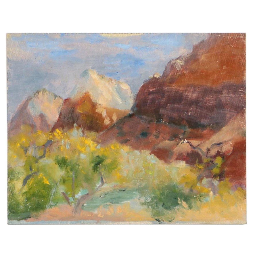 Kathy Ikerd Landscape Oil Painting