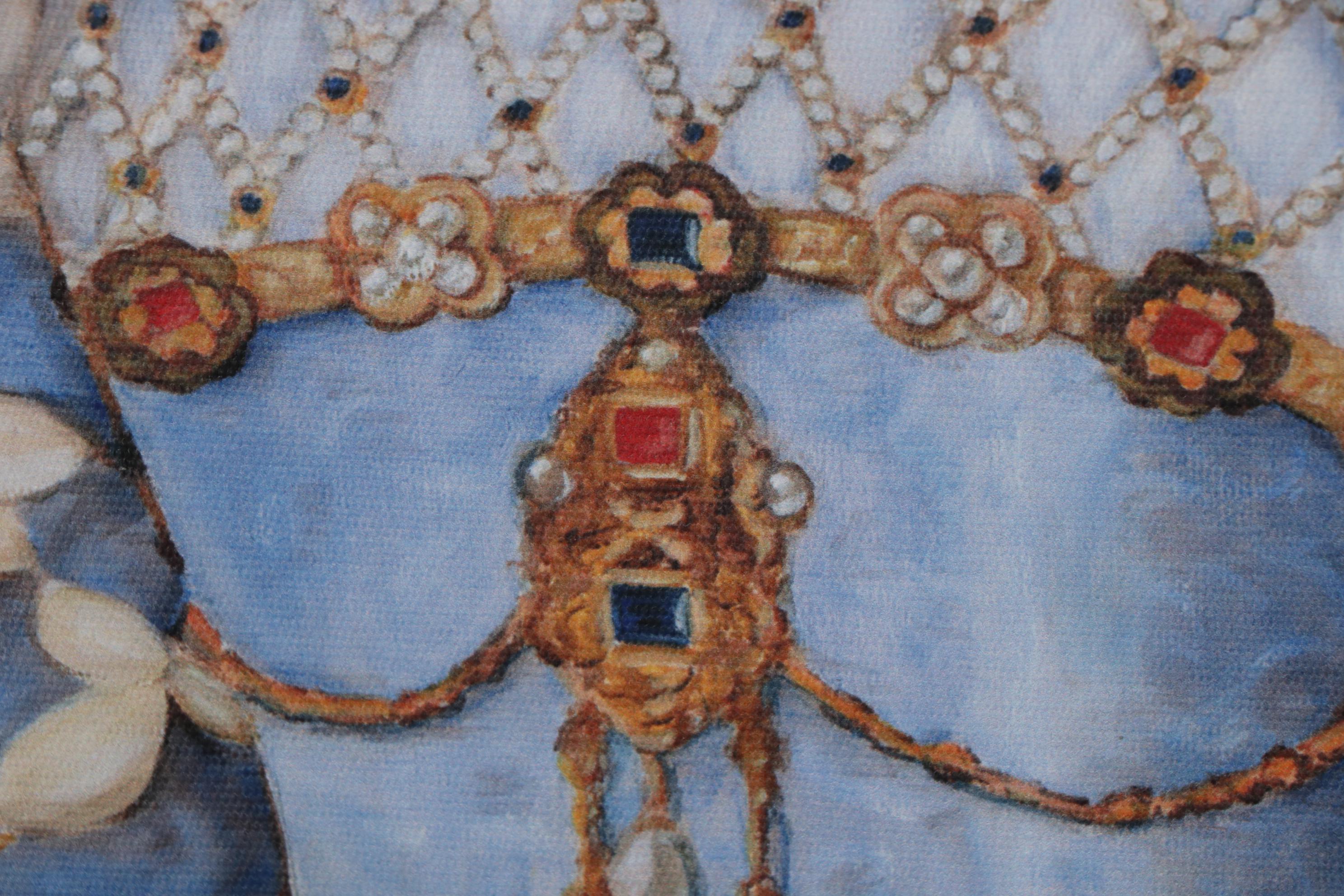 Anthropomorphic Cat Portrait Giclée After Carol Lew