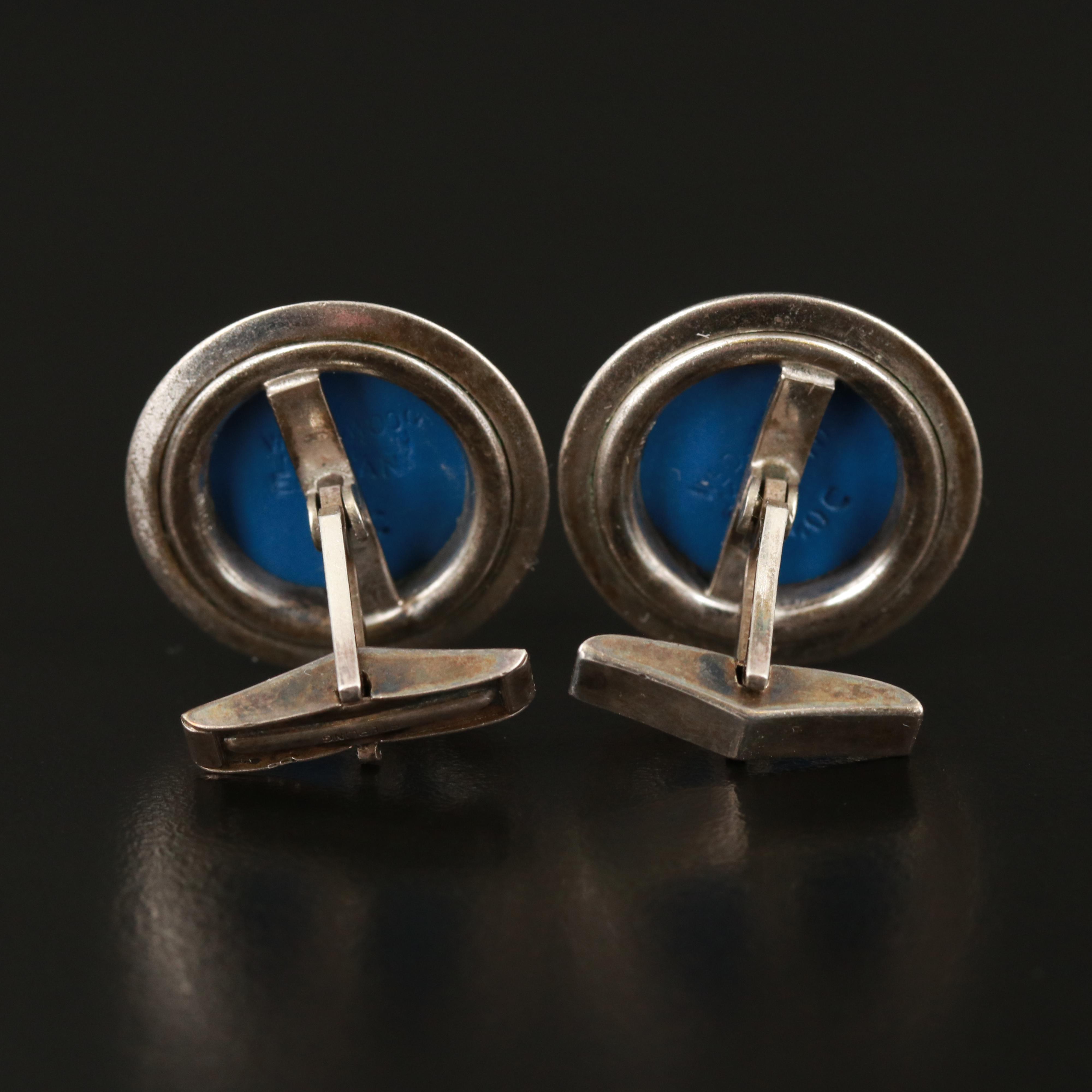Vintage Sterling Wedgwood Cufflinks