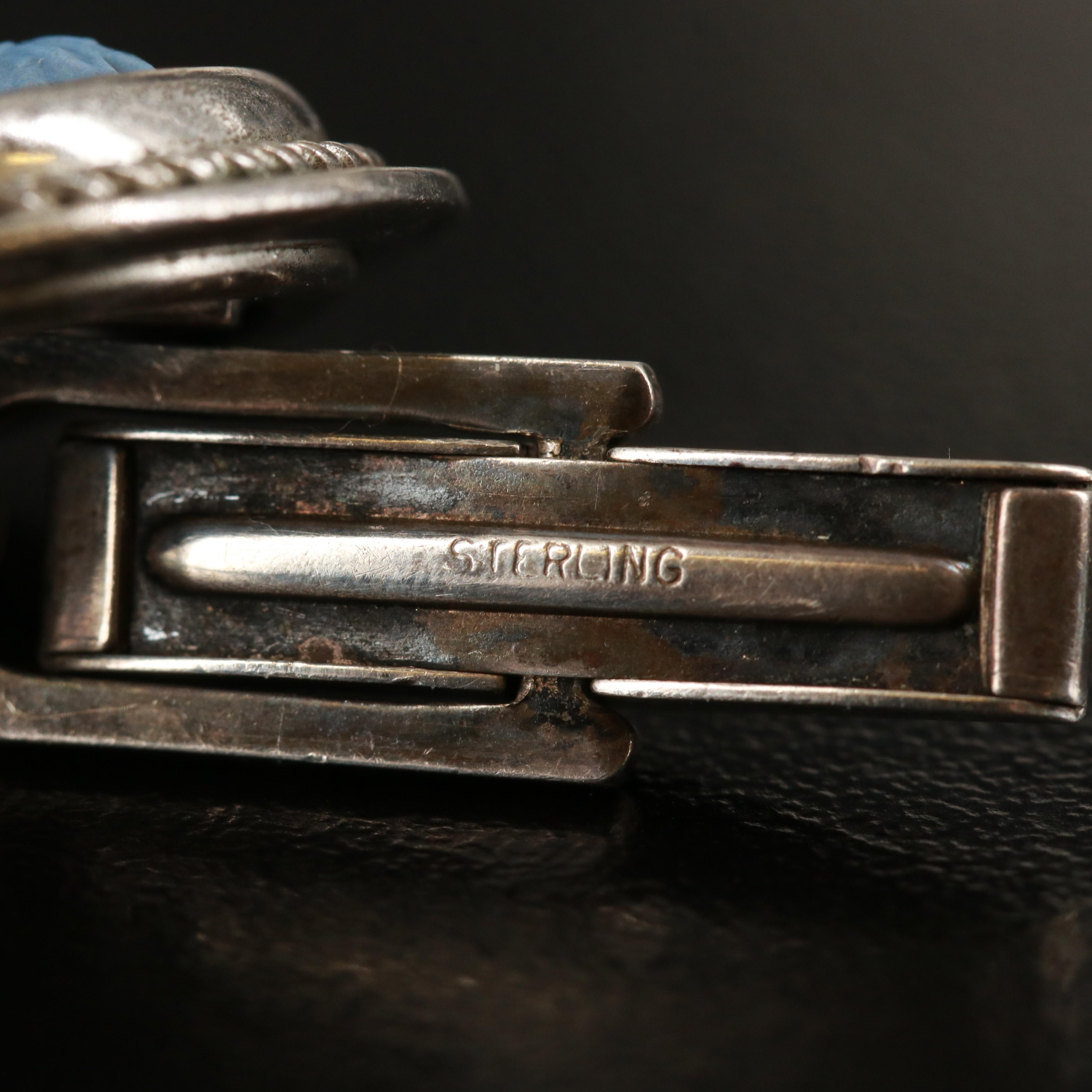 Vintage Sterling Wedgwood Cufflinks